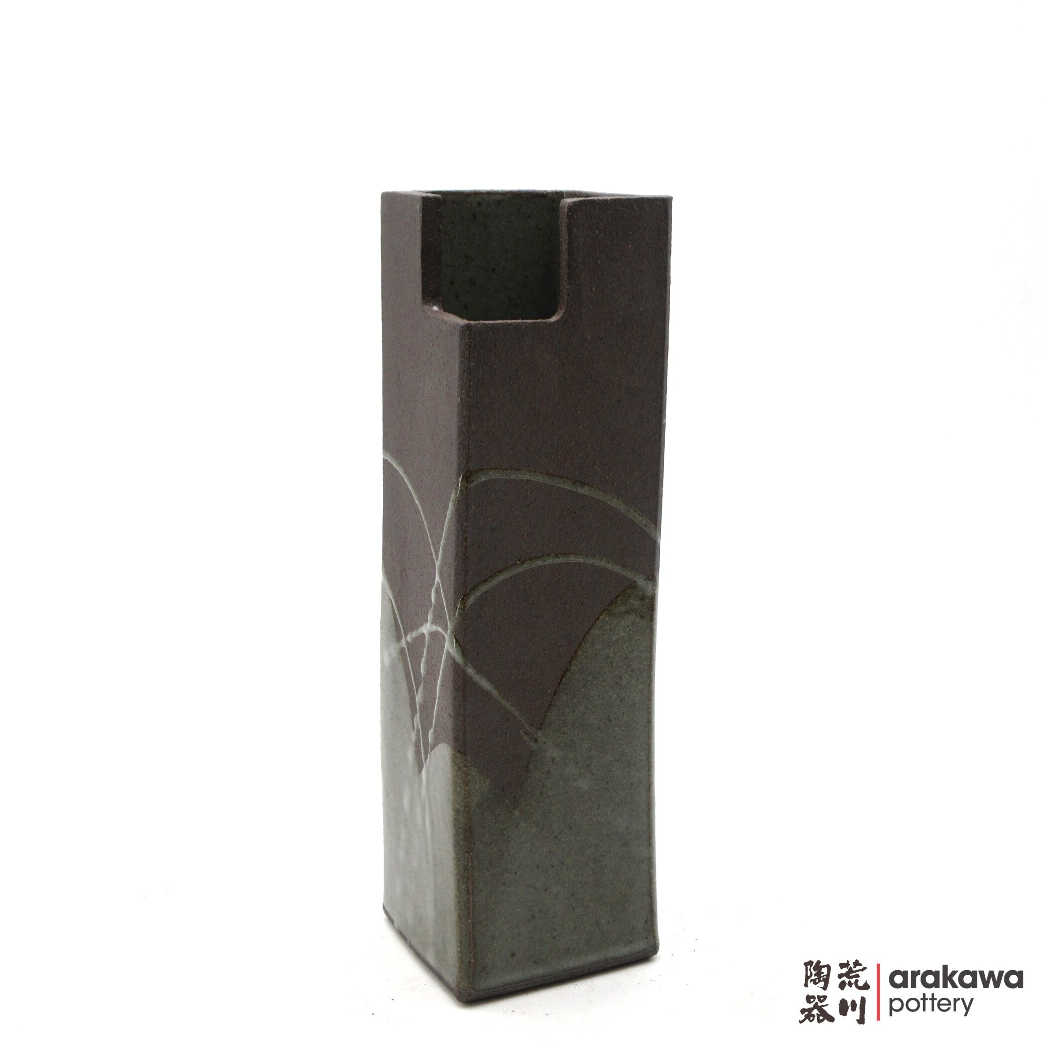 Handmade Ikebana Container Mini Cylinder (M) 0319-050 made by Thomas Arakawa and Kathy Lee-Arakawa at Arakawa Pottery