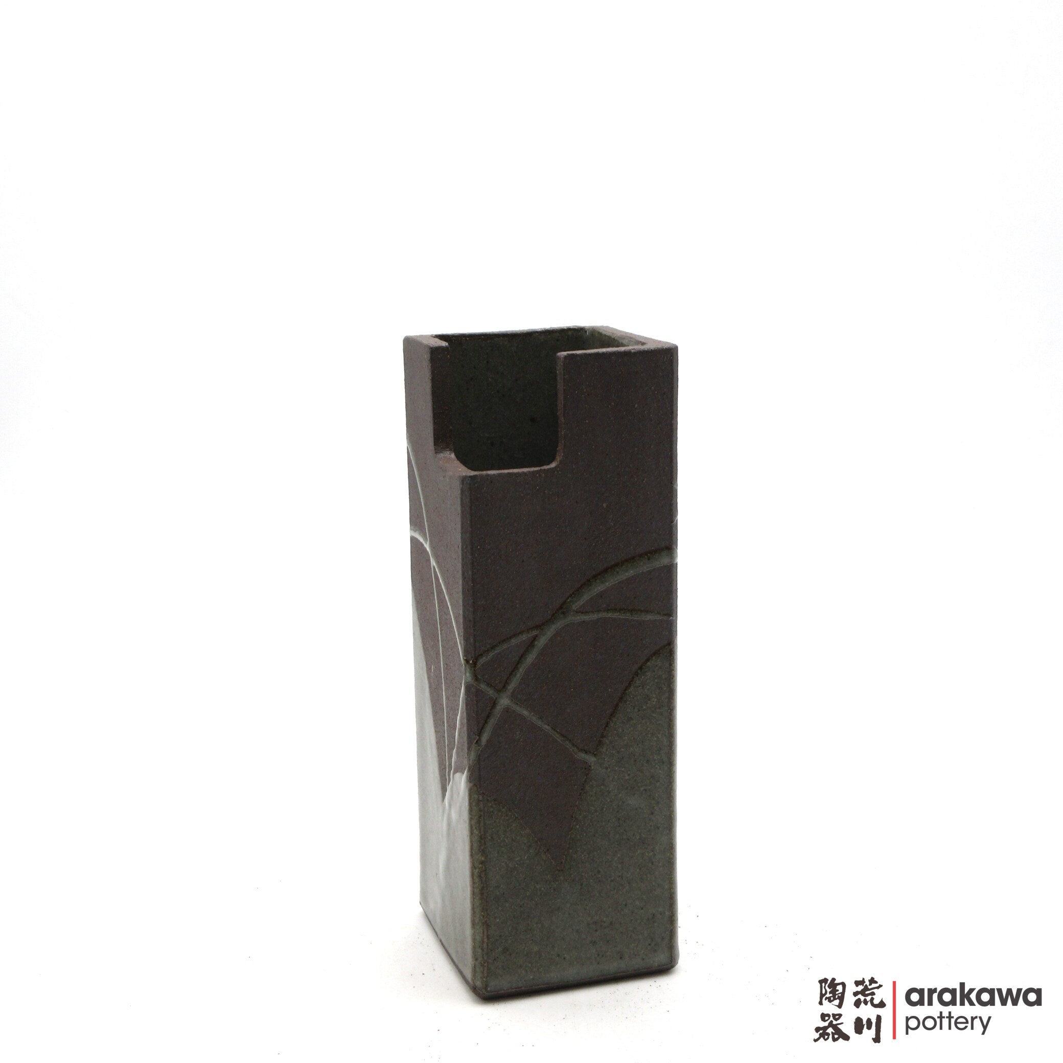 Handmade Ikebana Container Mini Cylinder (S) 0319-056 made by Thomas Arakawa and Kathy Lee-Arakawa at Arakawa Pottery