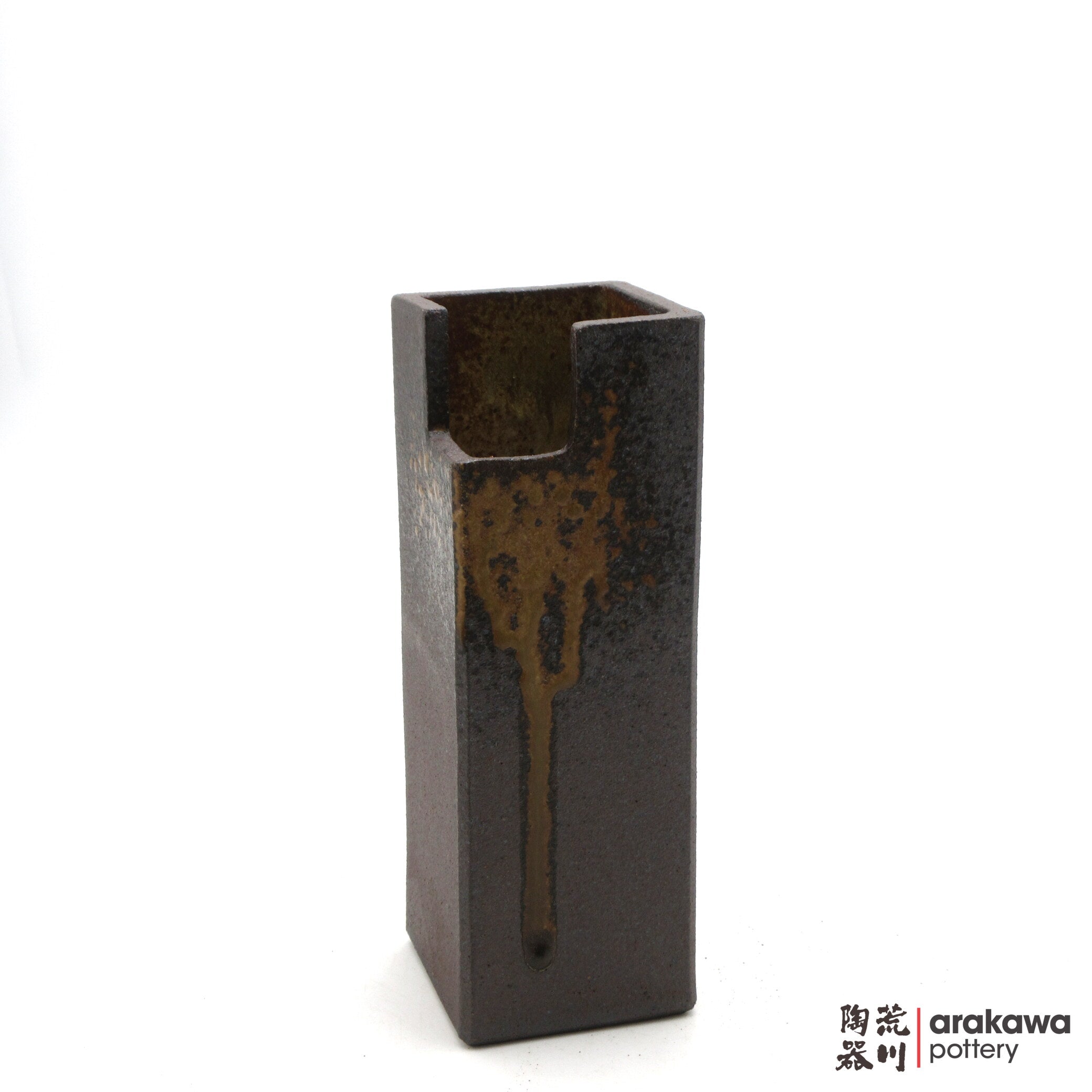 Handmade Ikebana Container Mini Cylinder (S) 0319-060 made by Thomas Arakawa and Kathy Lee-Arakawa at Arakawa Pottery