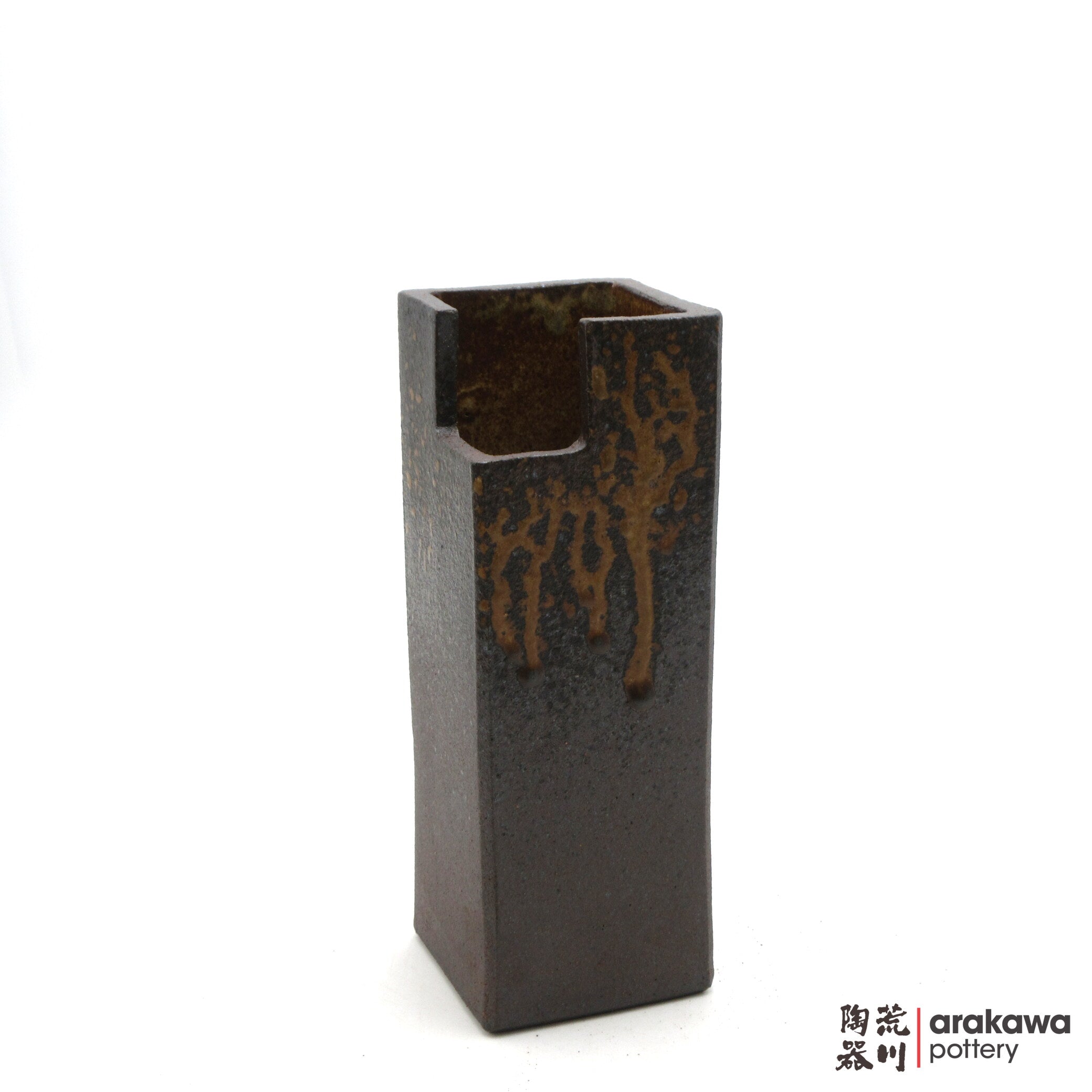 Handmade Ikebana Container Mini Cylinder (S) 0319-061 made by Thomas Arakawa and Kathy Lee-Arakawa at Arakawa Pottery
