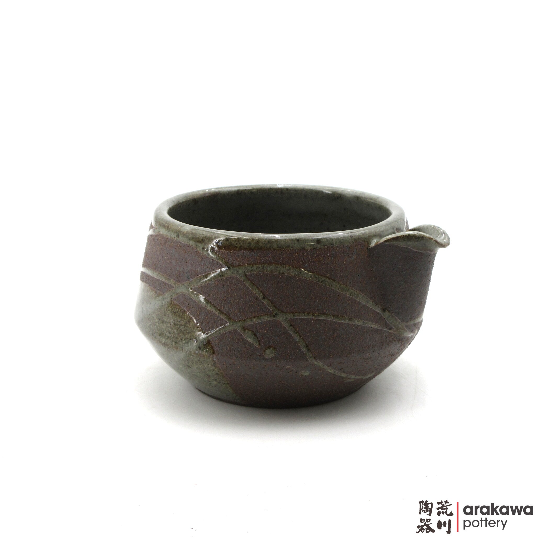 Handmade Dinnerware Katakuchi Matcha Tea Bowl – Fuji 0319-090 made by Thomas Arakawa and Kathy Lee-Arakawa at Arakawa Pottery