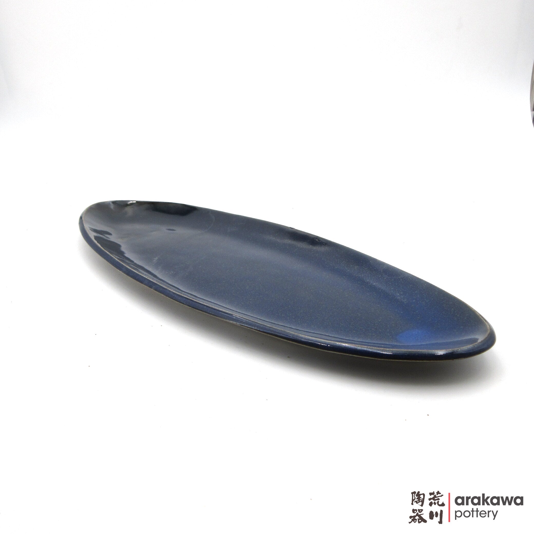 Handmade Dinnerware Slab Plate (Oval) 0411-146 made by Thomas Arakawa and Kathy Lee-Arakawa at Arakawa Pottery
