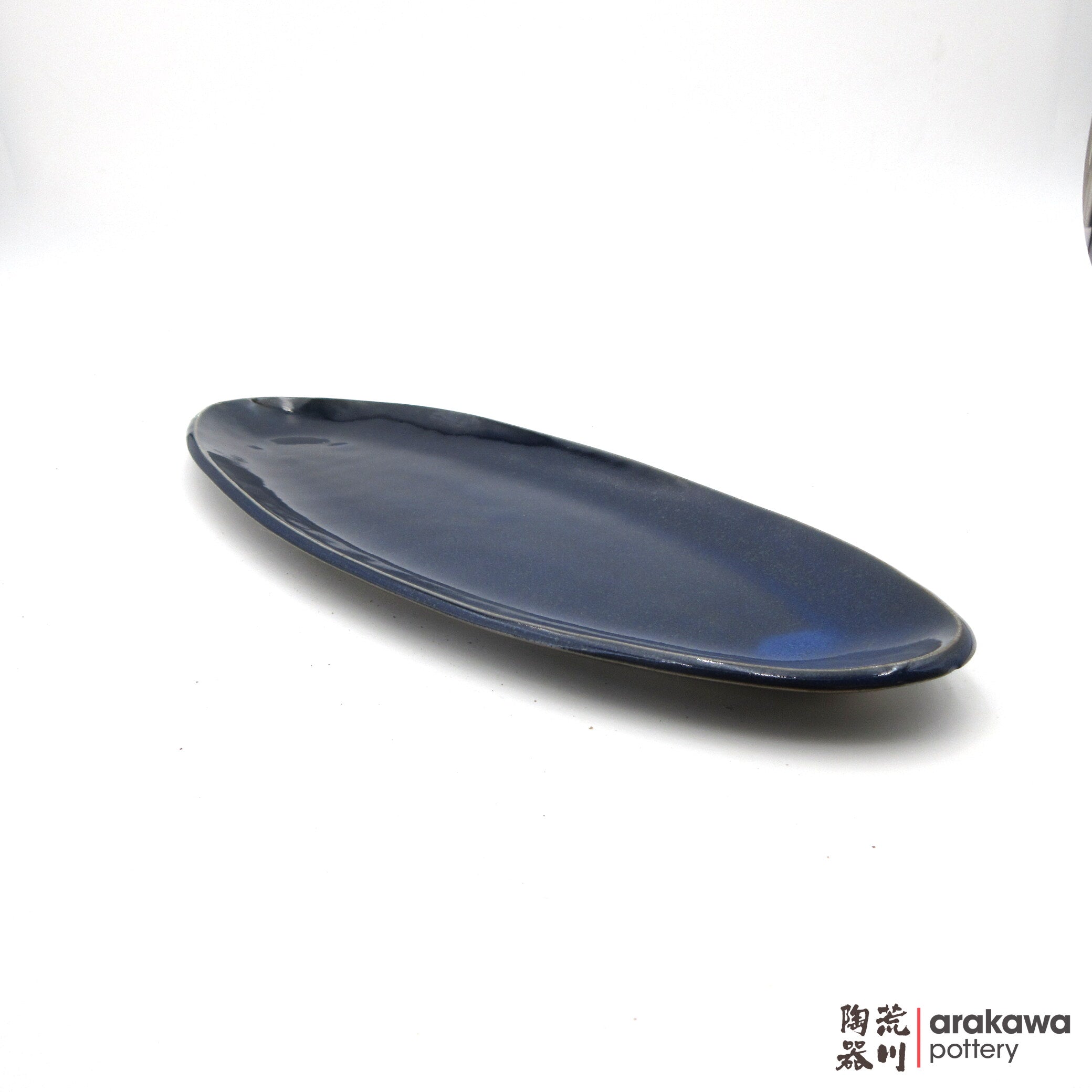 Handmade Dinnerware Slab Plate (Oval) 0411-147 made by Thomas Arakawa and Kathy Lee-Arakawa at Arakawa Pottery