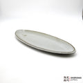 Handmade Dinnerware Slab Plate (Oval) 0411-148 made by Thomas Arakawa and Kathy Lee-Arakawa at Arakawa Pottery
