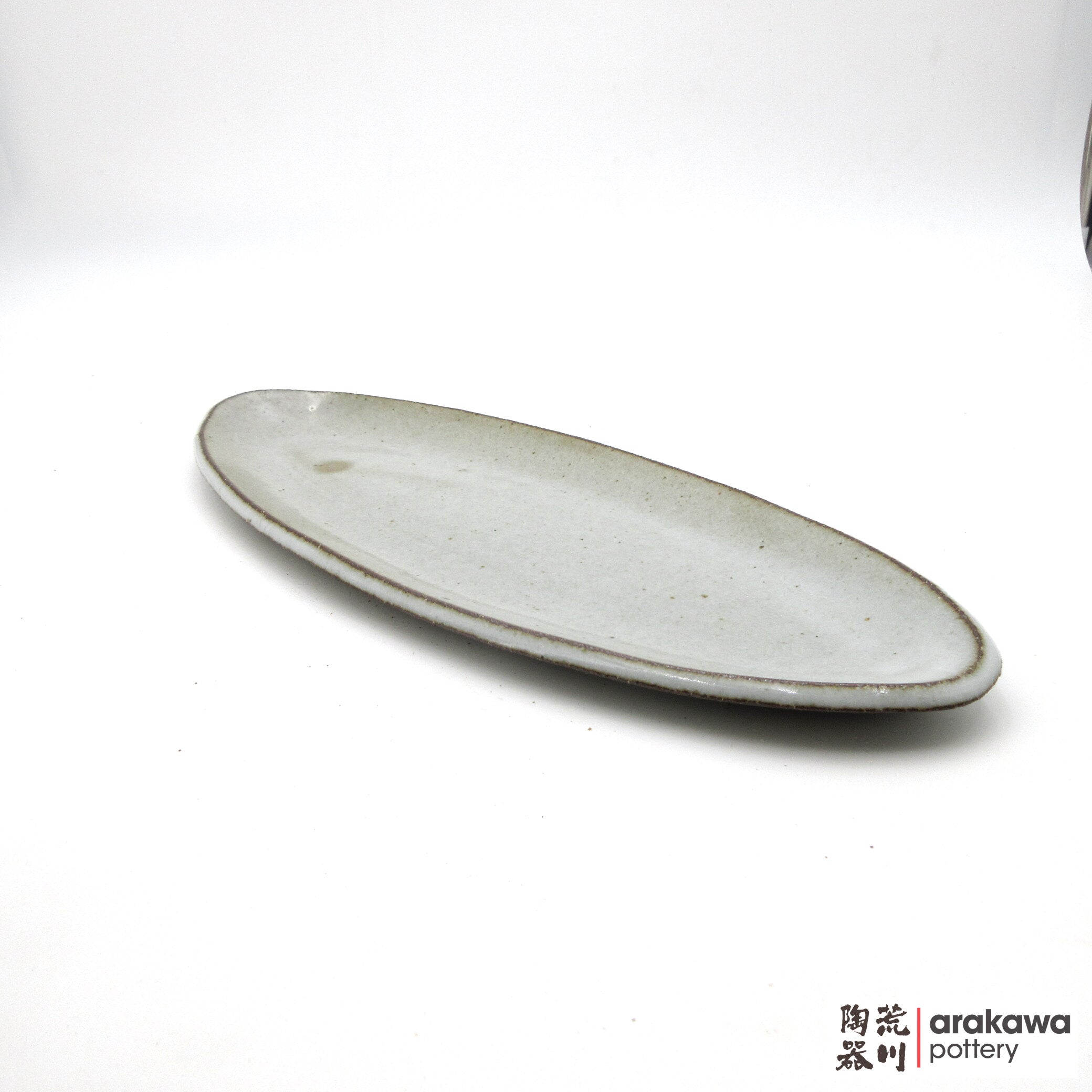 Handmade Dinnerware Slab Plate (Oval) 0411-148 made by Thomas Arakawa and Kathy Lee-Arakawa at Arakawa Pottery