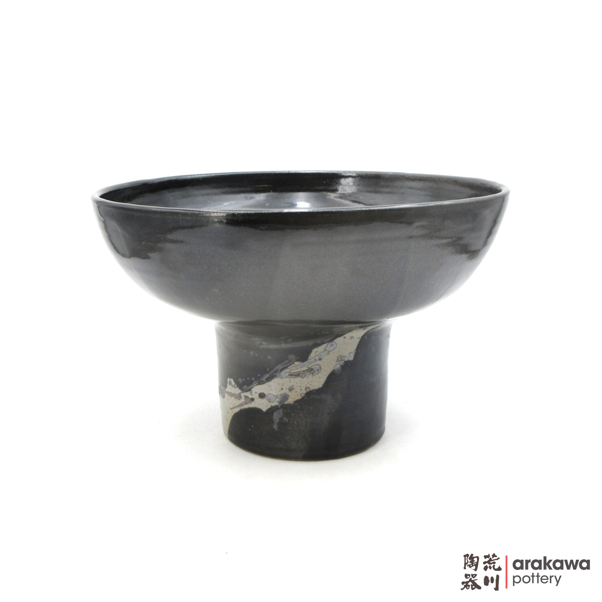 Handmade Ikebana Container Fusako Bowl Comport 0421-003 made by Thomas Arakawa and Kathy Lee-Arakawa at Arakawa Pottery