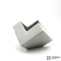 Handmade Ikebana Container Cube 5” 0421-016 made by Thomas Arakawa and Kathy Lee-Arakawa at Arakawa Pottery