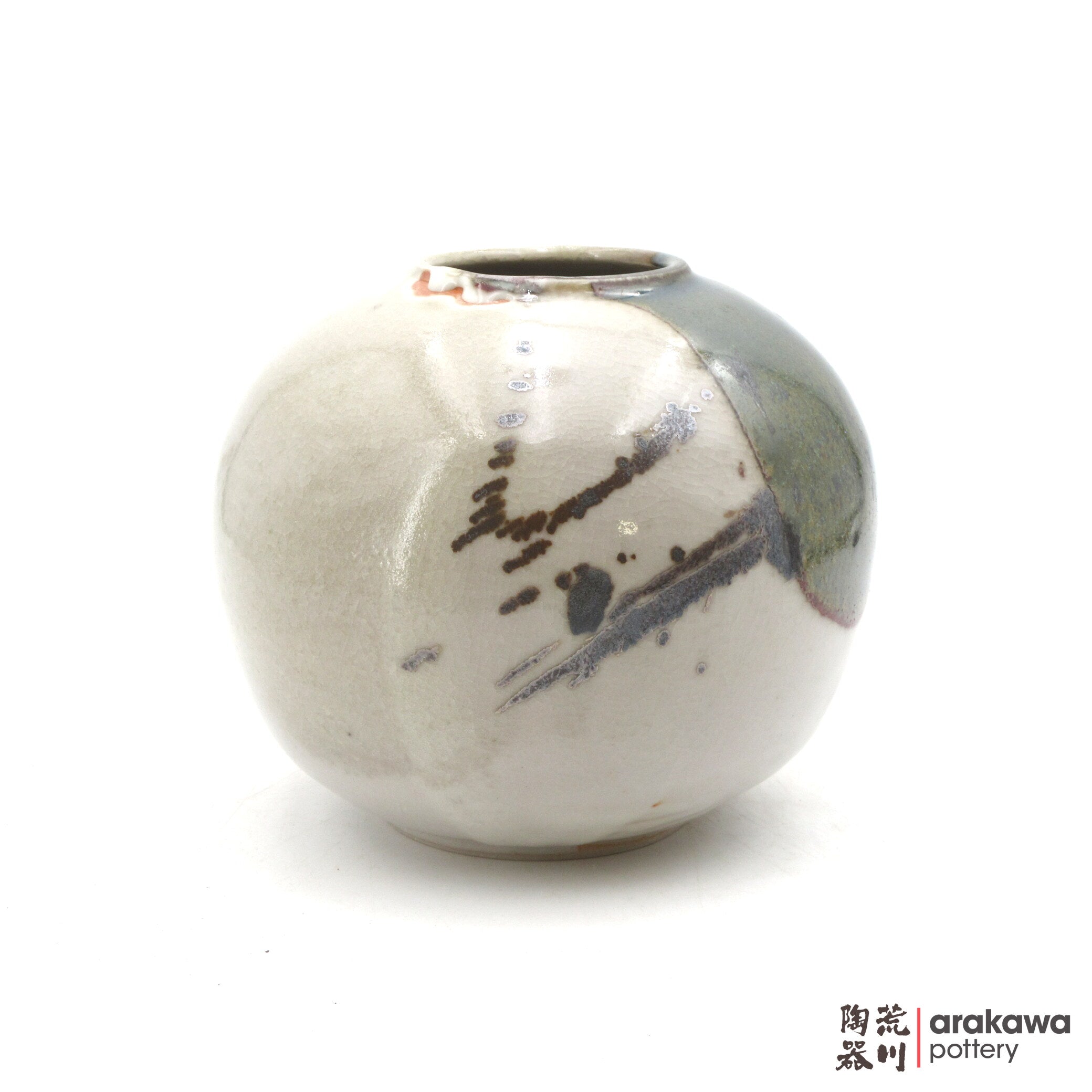 Handmade Ikebana Container Vase 7.5 0421-025 made by Thomas Arakawa and Kathy Lee-Arakawa at Arakawa Pottery