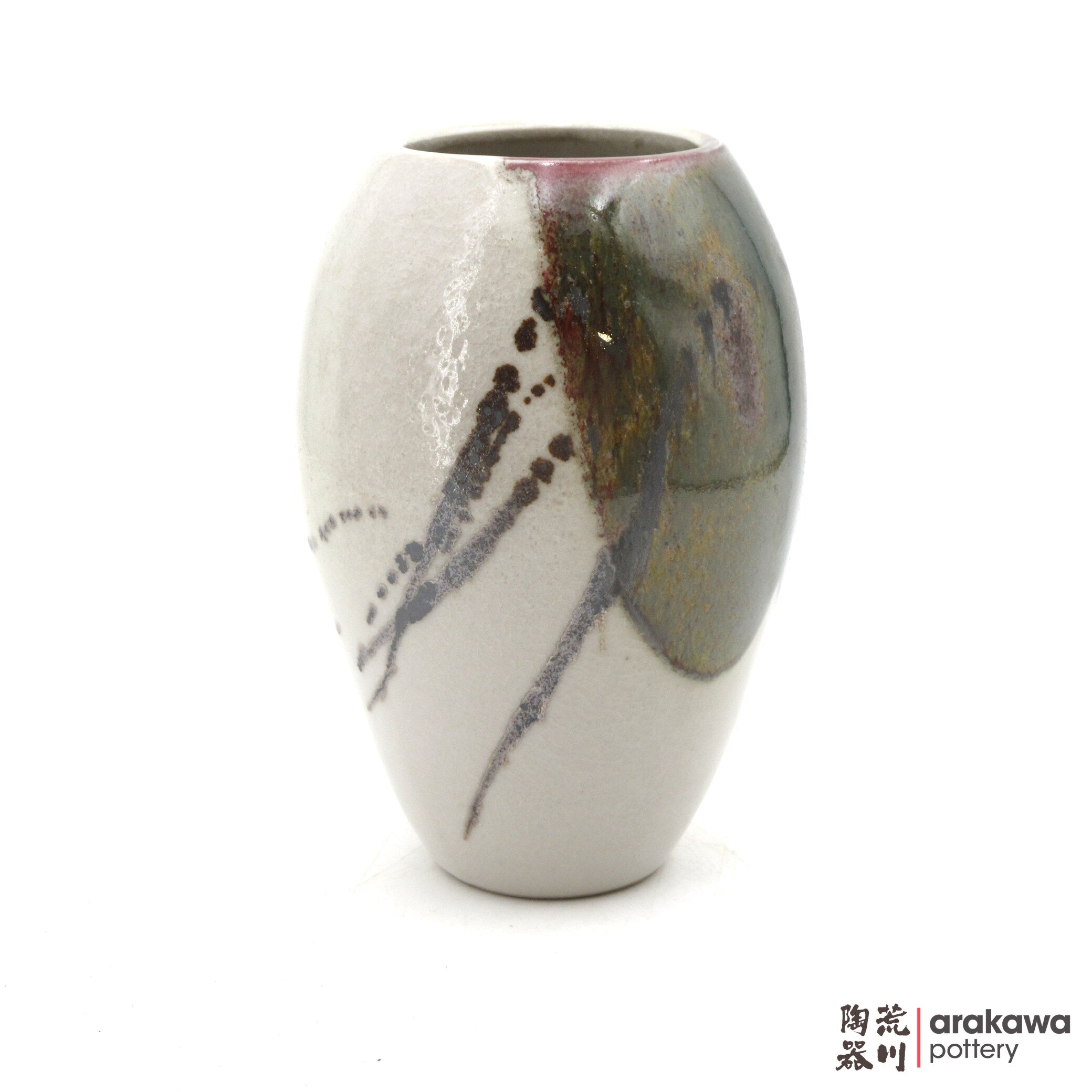 Handmade Ikebana Container Vase 7.5 0421-027 made by Thomas Arakawa and Kathy Lee-Arakawa at Arakawa Pottery