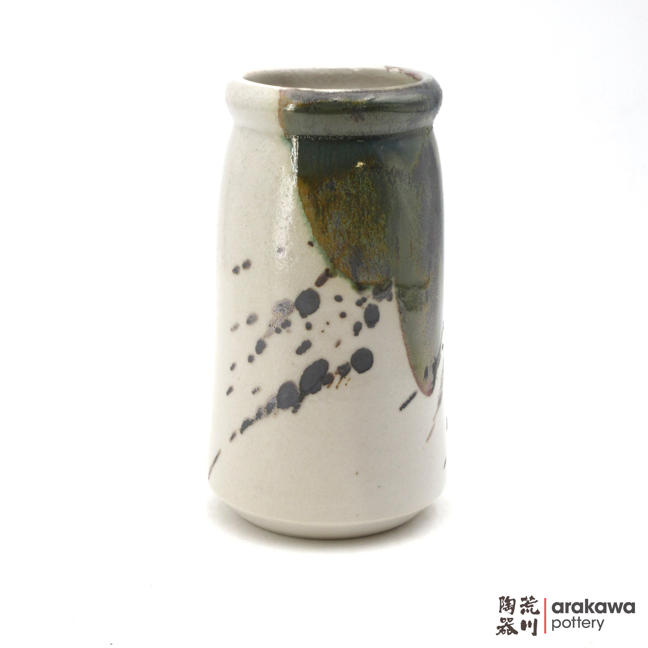 Handmade Ikebana Container Vase 7.5 0421-028 made by Thomas Arakawa and Kathy Lee-Arakawa at Arakawa Pottery
