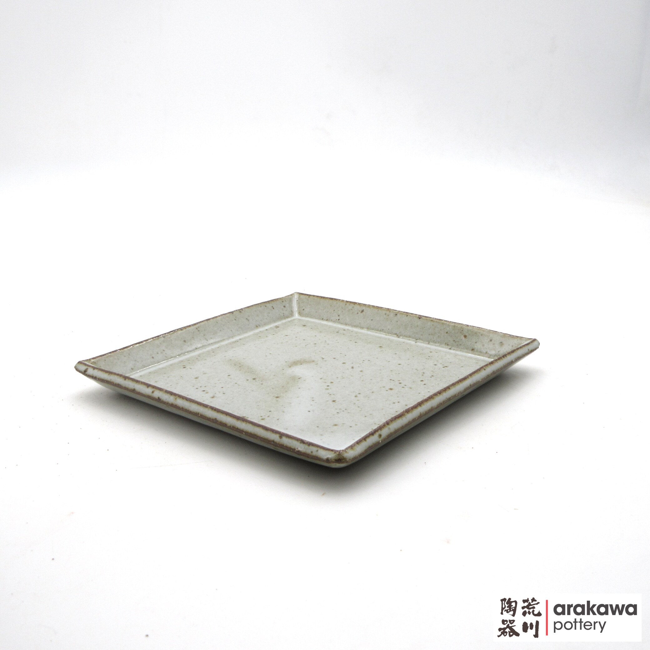 Handmade Dinnerware Square Dish (L) Desert Dish 0421-168 made by Thomas Arakawa and Kathy Lee-Arakawa at Arakawa Pottery