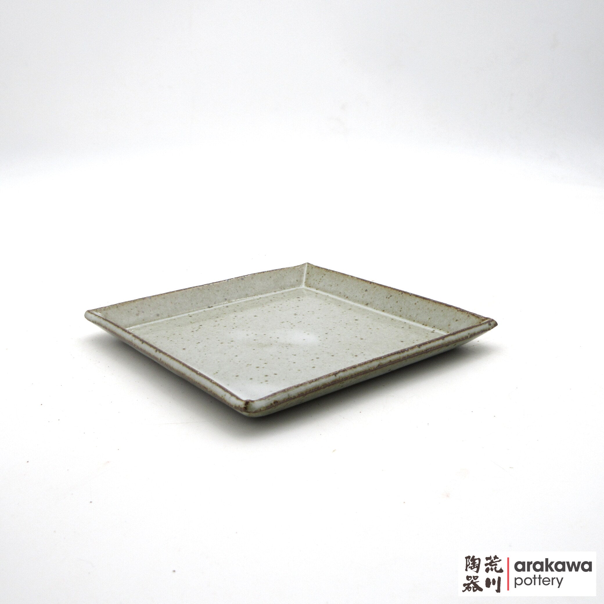 Handmade Dinnerware Square Dish (L) Desert Dish 0421-169 made by Thomas Arakawa and Kathy Lee-Arakawa at Arakawa Pottery