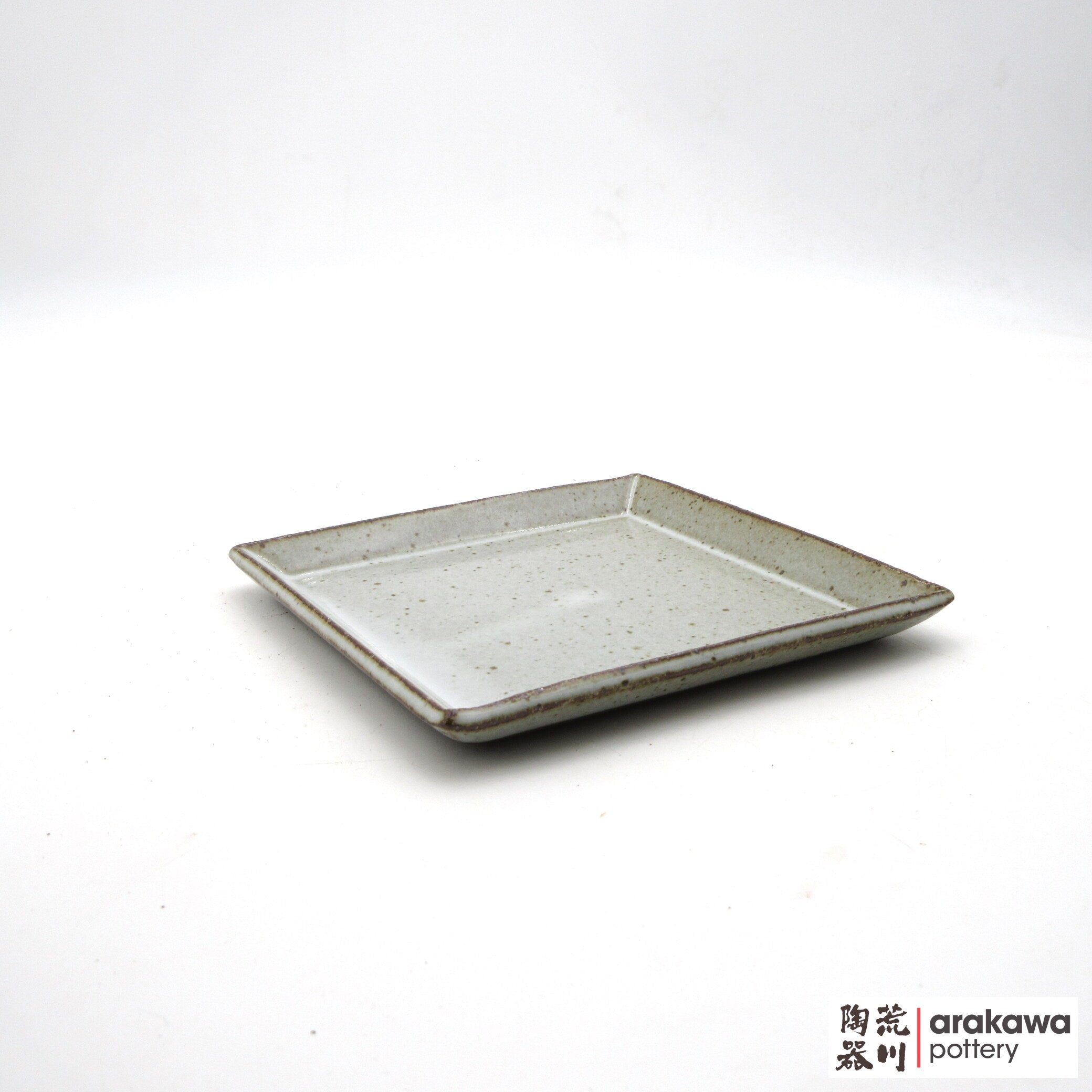Handmade Dinnerware Square Dish (L) Desert Dish 0421-170 made by Thomas Arakawa and Kathy Lee-Arakawa at Arakawa Pottery