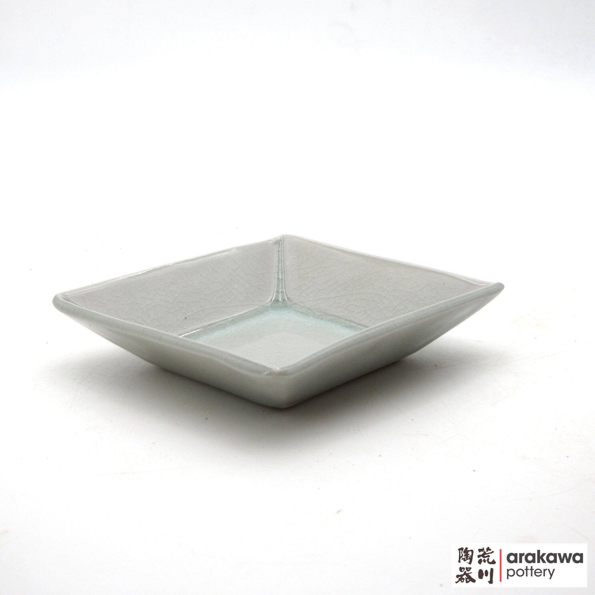 Handmade Dinnerware Square Dish (M) Side Dish 0421-173 made by Thomas Arakawa and Kathy Lee-Arakawa at Arakawa Pottery