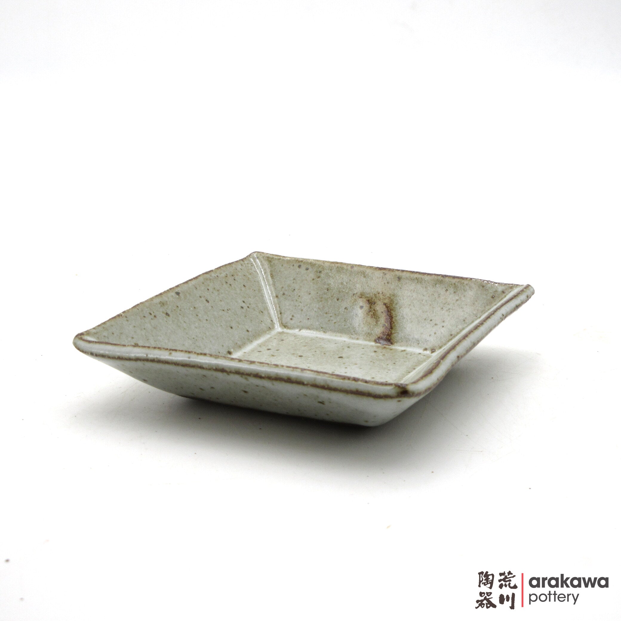 Handmade Dinnerware Square Dish (M) Side Dish 0421-176 made by Thomas Arakawa and Kathy Lee-Arakawa at Arakawa Pottery