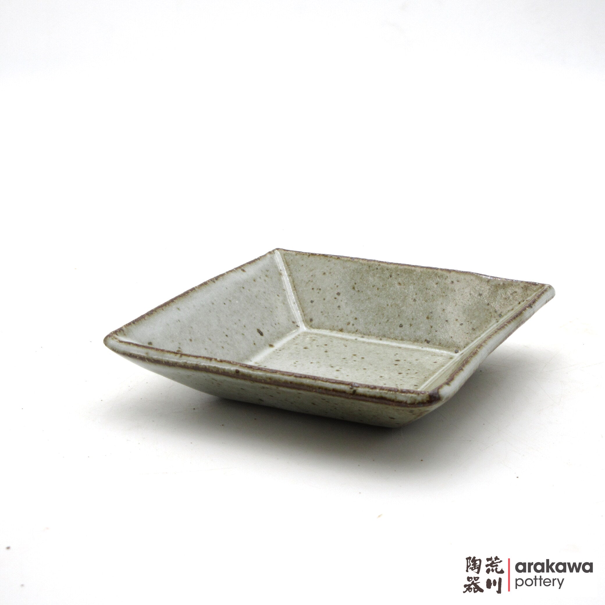 Handmade Dinnerware Square Dish (M) Side Dish 0421-178 made by Thomas Arakawa and Kathy Lee-Arakawa at Arakawa Pottery