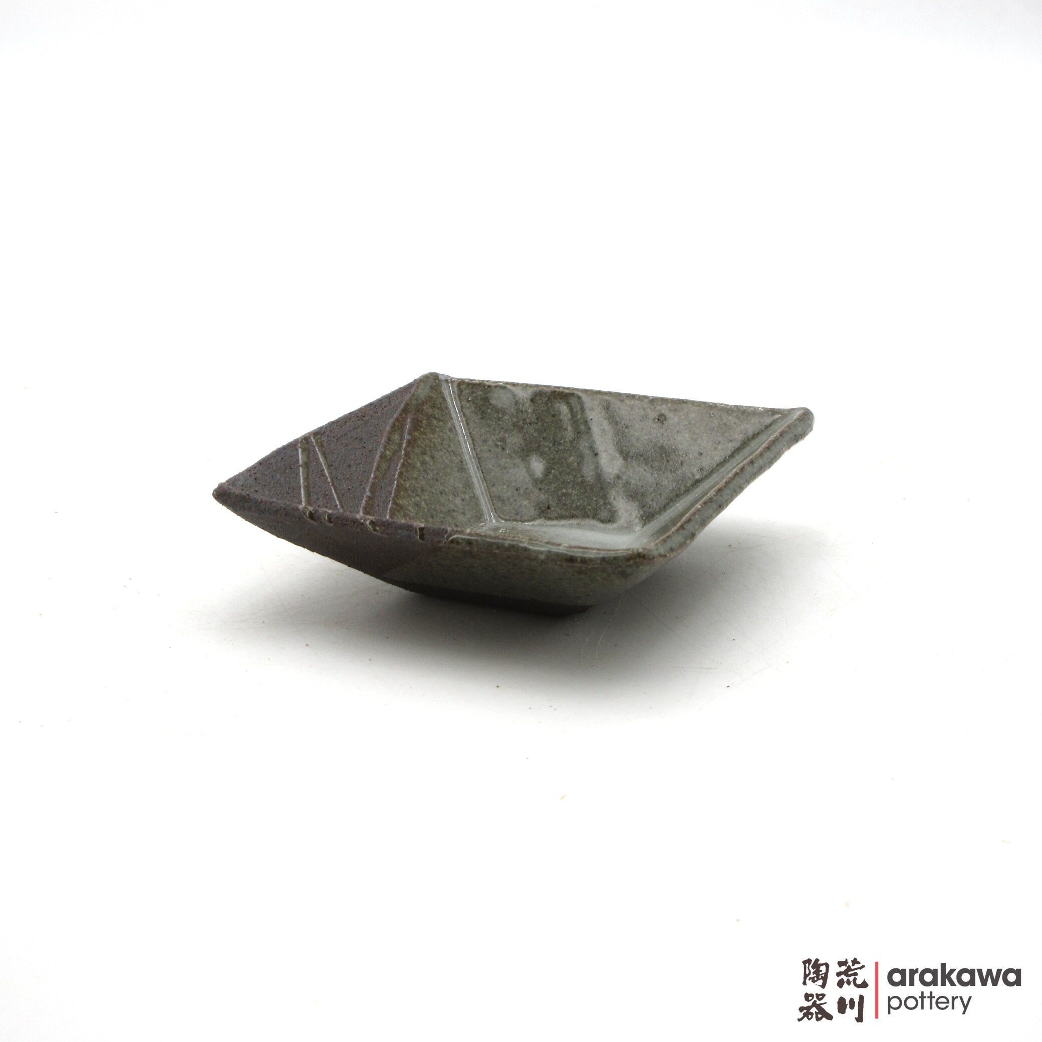 Handmade Dinnerware Square Dish (S) Soy Sauce  0421-189 made by Thomas Arakawa and Kathy Lee-Arakawa at Arakawa Pottery
