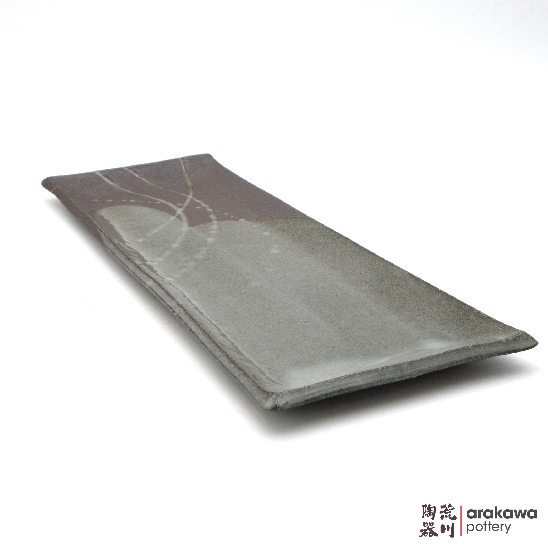Handmade Dinnerware Slab Plate (Rectangular) 0516-101 made by Thomas Arakawa and Kathy Lee-Arakawa at Arakawa Pottery