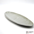 Handmade Dinnerware Slab Plate (Oval) 0516-121 made by Thomas Arakawa and Kathy Lee-Arakawa at Arakawa Pottery