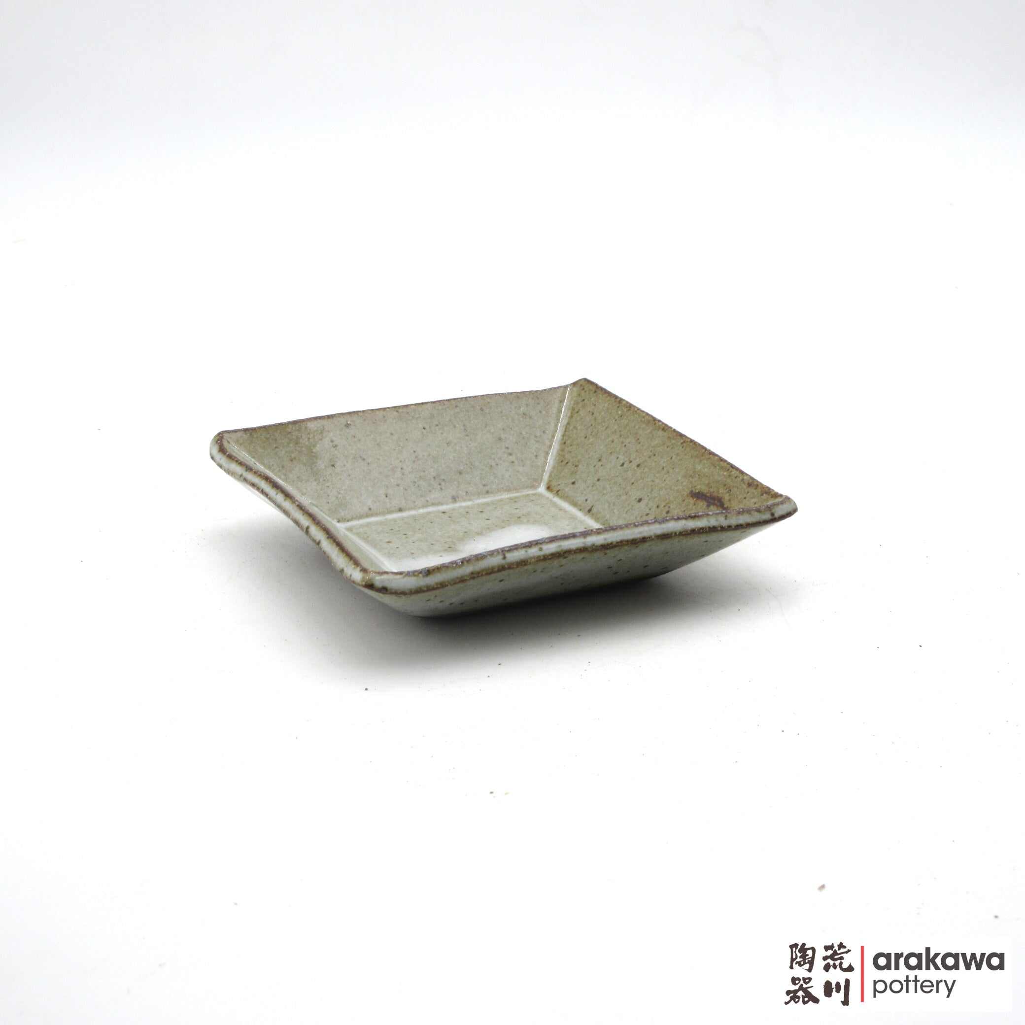 Handmade Dinnerware Square Dish (M) Side Dish 0516-142 made by Thomas Arakawa and Kathy Lee-Arakawa at Arakawa Pottery