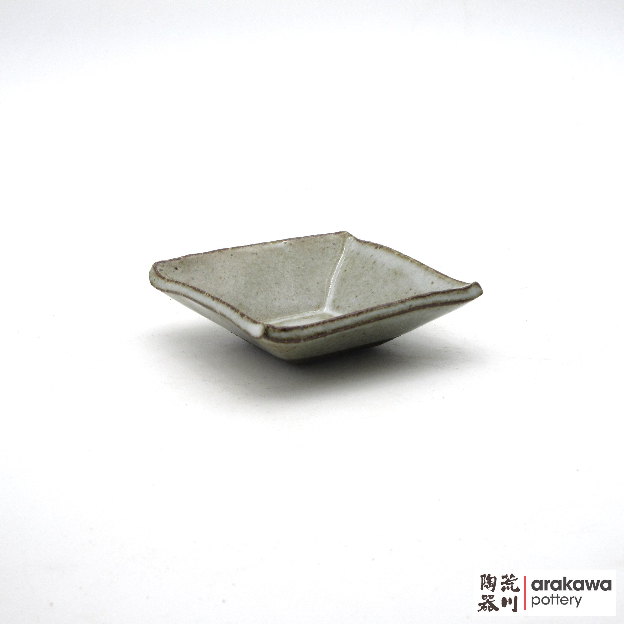 Handmade Dinnerware Square Dish (S) Soy Sauce  0516-170 made by Thomas Arakawa and Kathy Lee-Arakawa at Arakawa Pottery