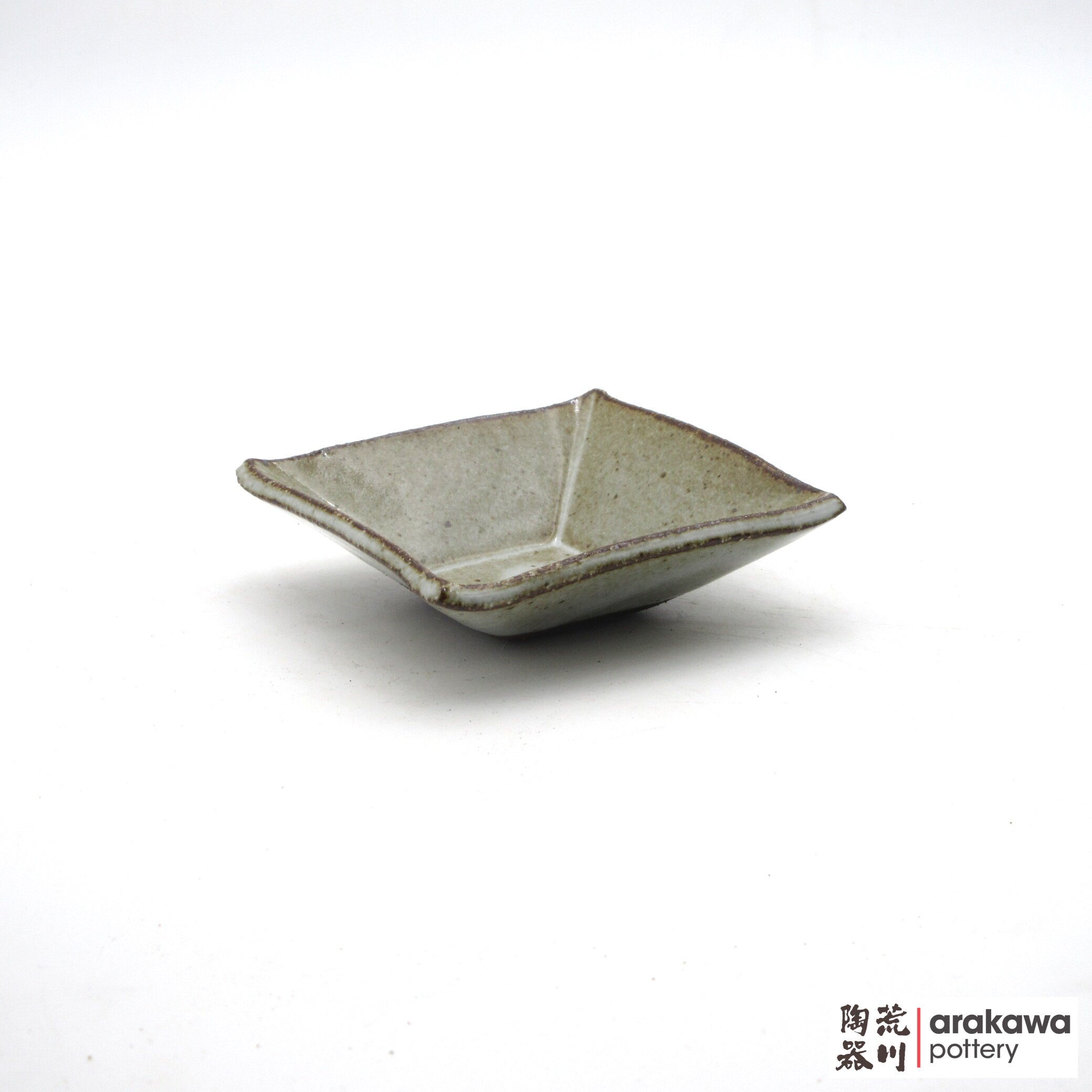Handmade Dinnerware Square Dish (S) Soy Sauce  0516-171 made by Thomas Arakawa and Kathy Lee-Arakawa at Arakawa Pottery