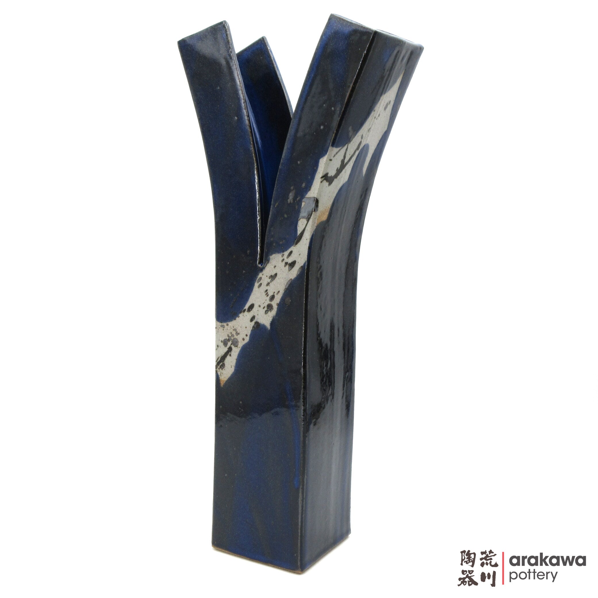 Handmade Ikebana Container Split Vase 0519-003 made by Thomas Arakawa and Kathy Lee-Arakawa at Arakawa Pottery