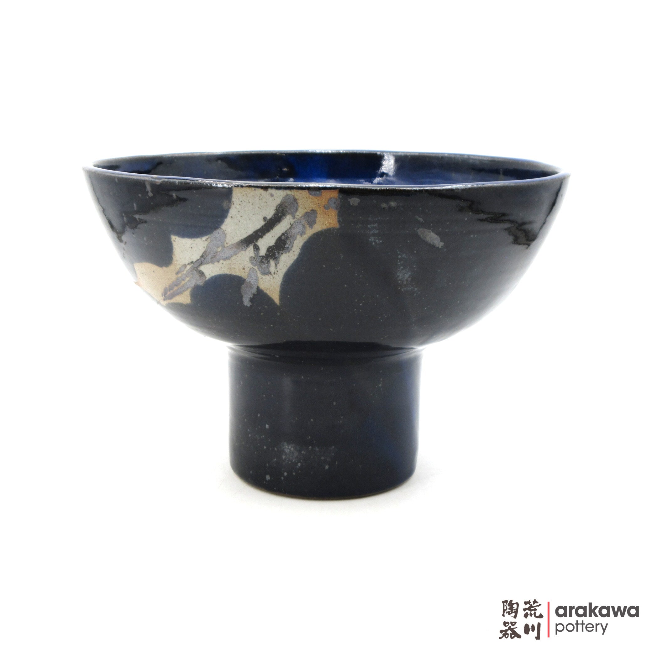 Handmade Ikebana Container Fusako Bowl Comport 0519-009 made by Thomas Arakawa and Kathy Lee-Arakawa at Arakawa Pottery