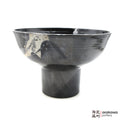 Handmade Ikebana Container Fusako Bowl Comport 0519-011 made by Thomas Arakawa and Kathy Lee-Arakawa at Arakawa Pottery