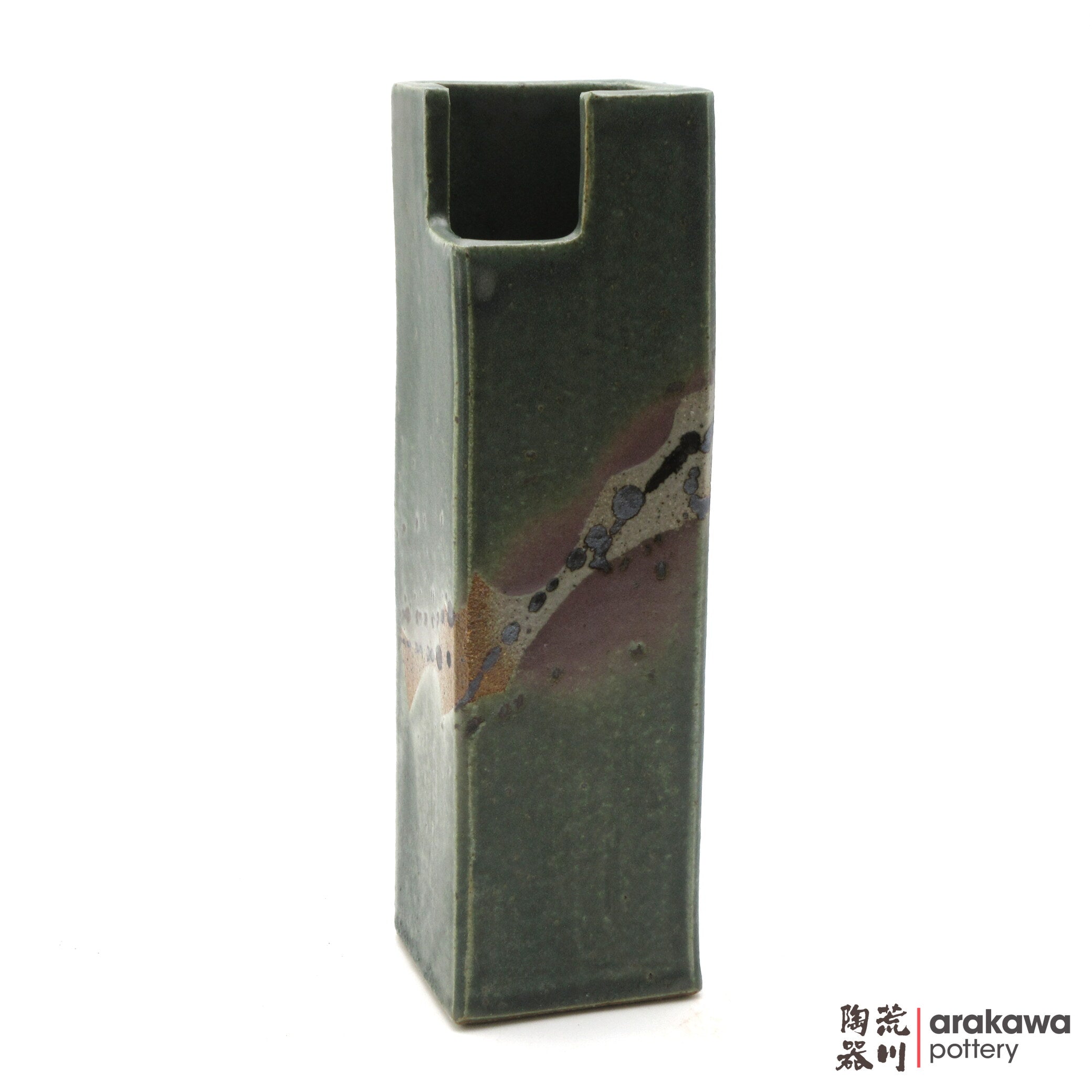 Handmade Ikebana Container Mini Cylinder (M) 0519-040 made by Thomas Arakawa and Kathy Lee-Arakawa at Arakawa Pottery