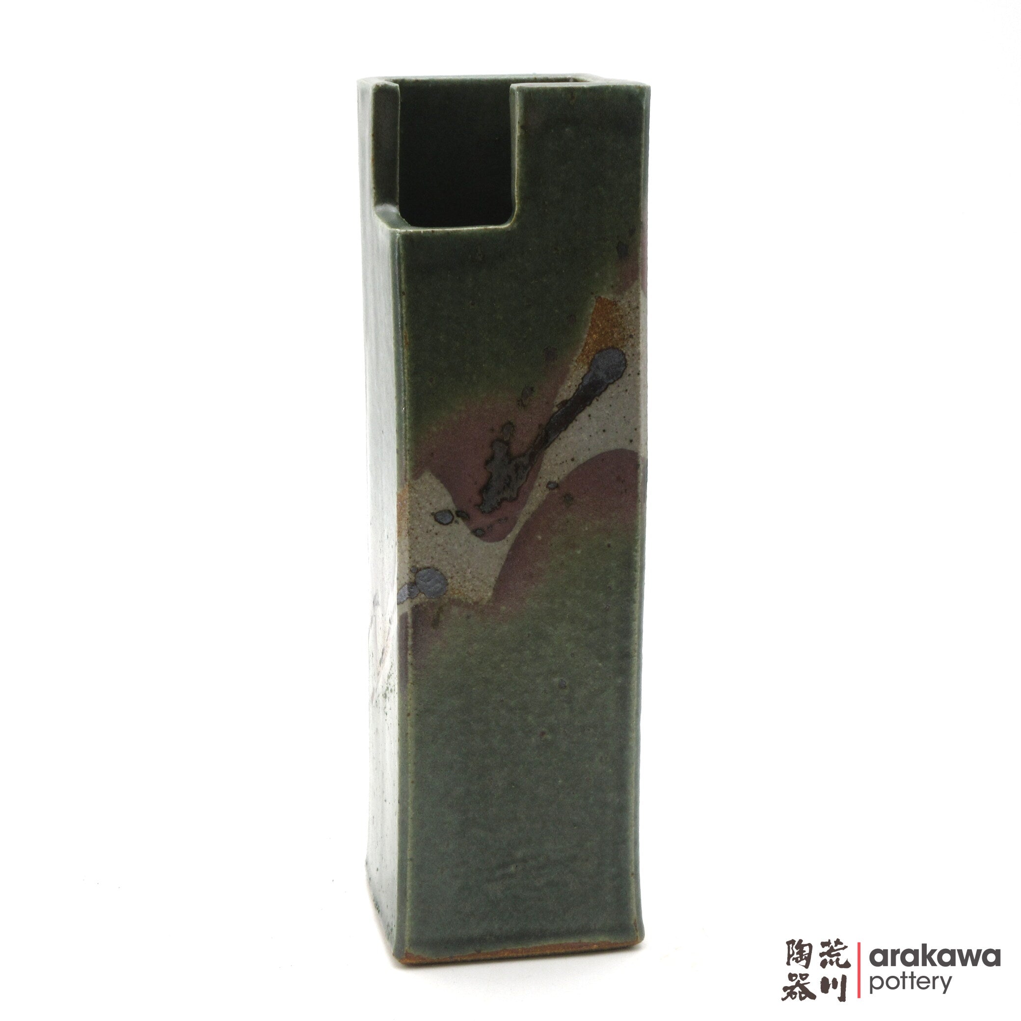 Handmade Ikebana Container Mini Cylinder (M) 0519-041 made by Thomas Arakawa and Kathy Lee-Arakawa at Arakawa Pottery
