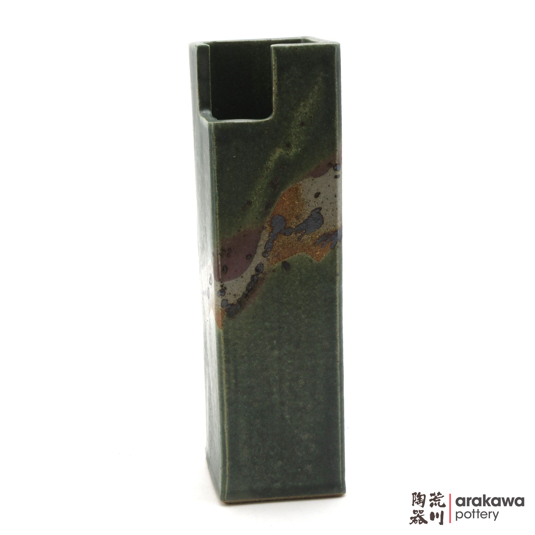 Handmade Ikebana Container Mini Cylinder (M) 0519-043 made by Thomas Arakawa and Kathy Lee-Arakawa at Arakawa Pottery