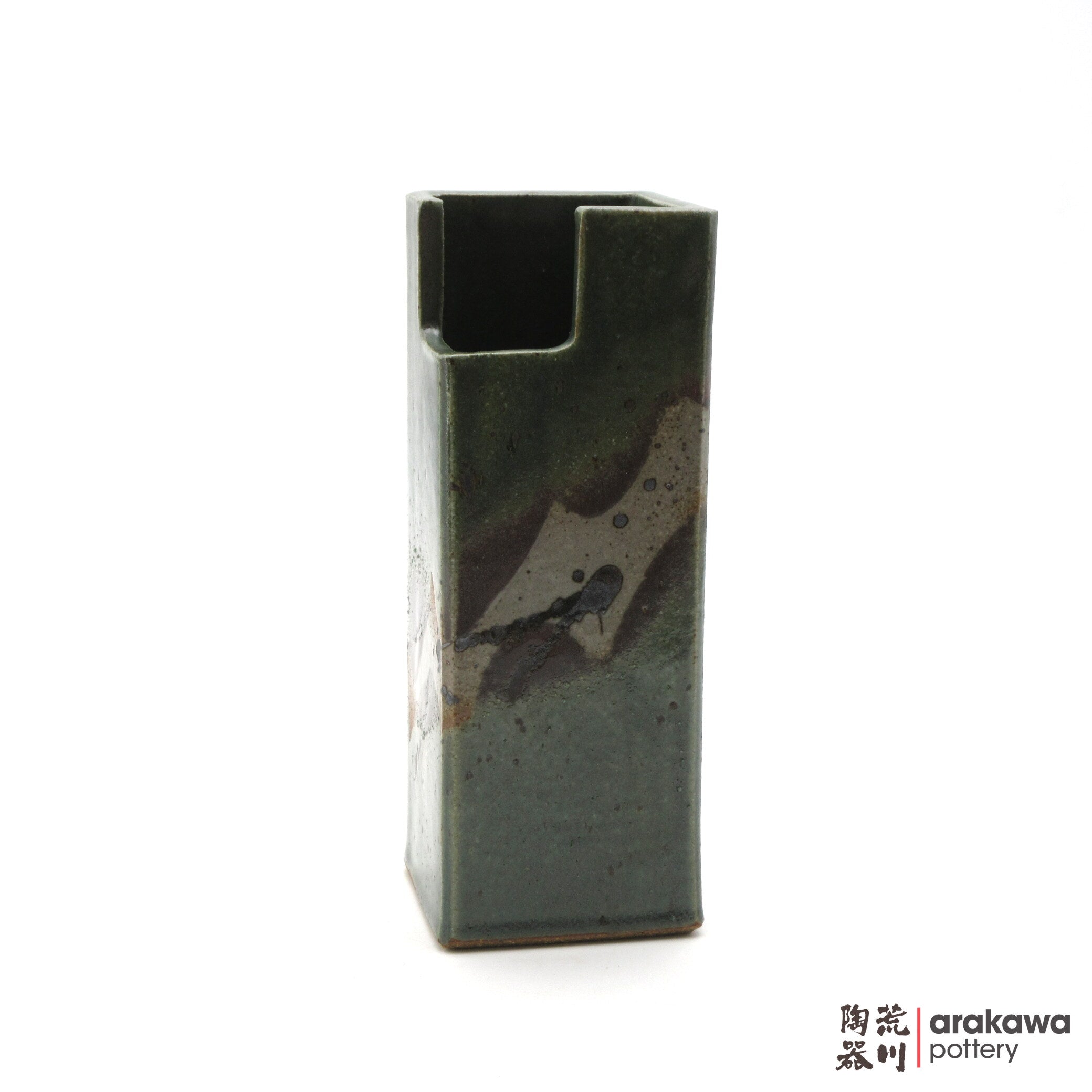 Handmade Ikebana Container Mini Cylinder (S) 0519-050 made by Thomas Arakawa and Kathy Lee-Arakawa at Arakawa Pottery