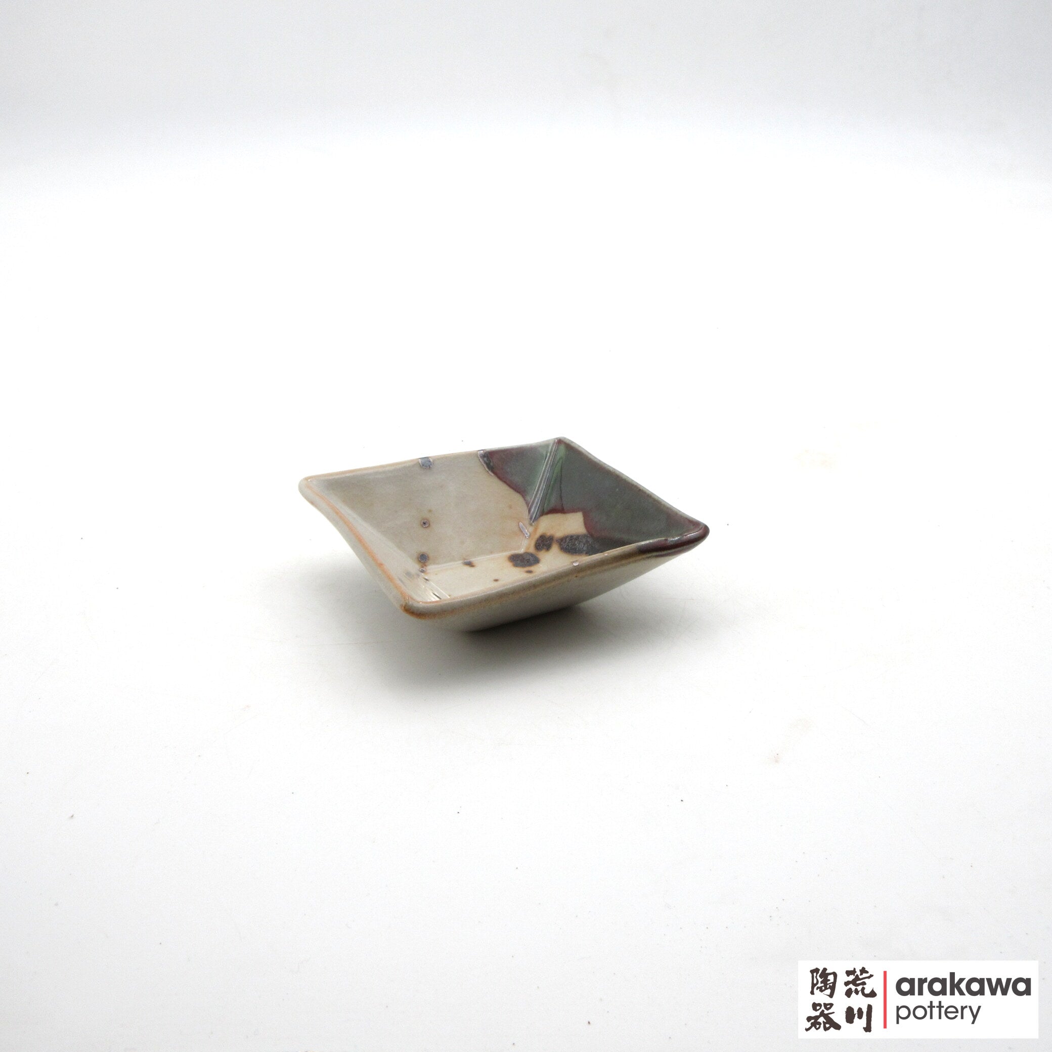 Handmade Dinnerware Square Dish (S) Soy Sauce  0519-148 made by Thomas Arakawa and Kathy Lee-Arakawa at Arakawa Pottery
