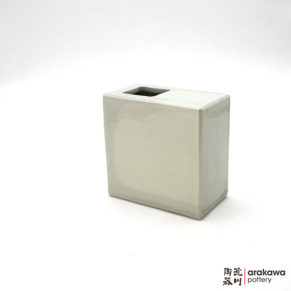 Handmade Ikebana Container 5ﾔ Square Vase 0601-021 made by Thomas Arakawa and Kathy Lee-Arakawa at Arakawa Pottery