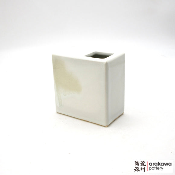 Handmade Ikebana Container 5ﾔ Square Vase 0601-023 made by Thomas Arakawa and Kathy Lee-Arakawa at Arakawa Pottery