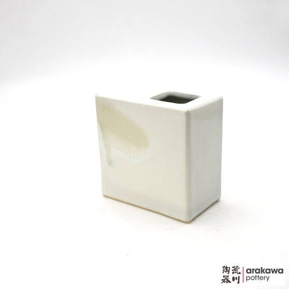 Handmade Ikebana Container 5ﾔ Square Vase 0601-024 made by Thomas Arakawa and Kathy Lee-Arakawa at Arakawa Pottery