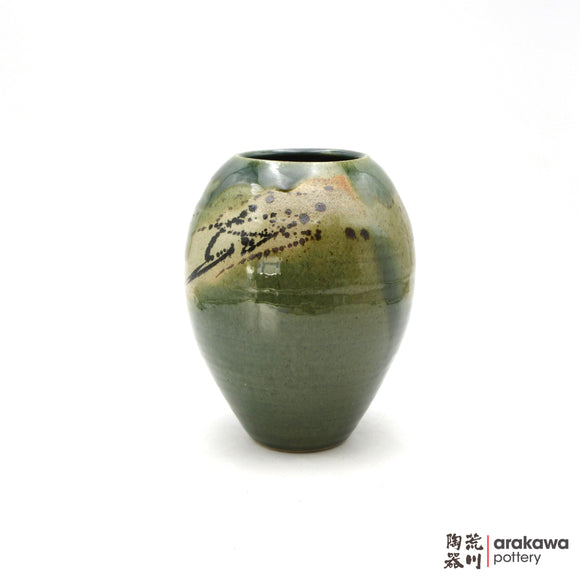 Handmade Ikebana Container Vase 7.5 0601-040 made by Thomas Arakawa and Kathy Lee-Arakawa at Arakawa Pottery