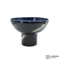Handmade Ikebana Container Fusako Bowl Comport 0616-005 made by Thomas Arakawa and Kathy Lee-Arakawa at Arakawa Pottery