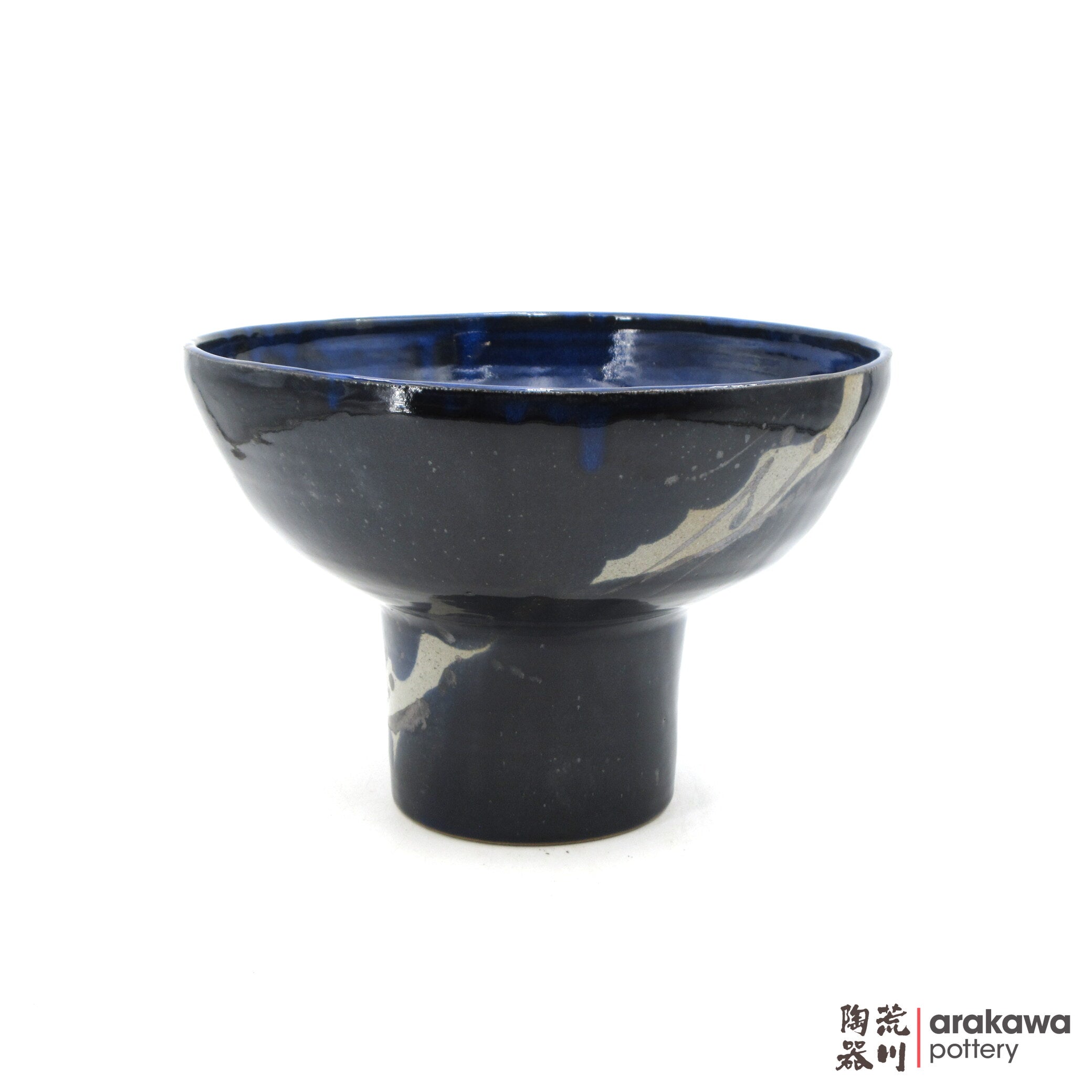 Handmade Ikebana Container Fusako Bowl Comport 0616-005 made by Thomas Arakawa and Kathy Lee-Arakawa at Arakawa Pottery