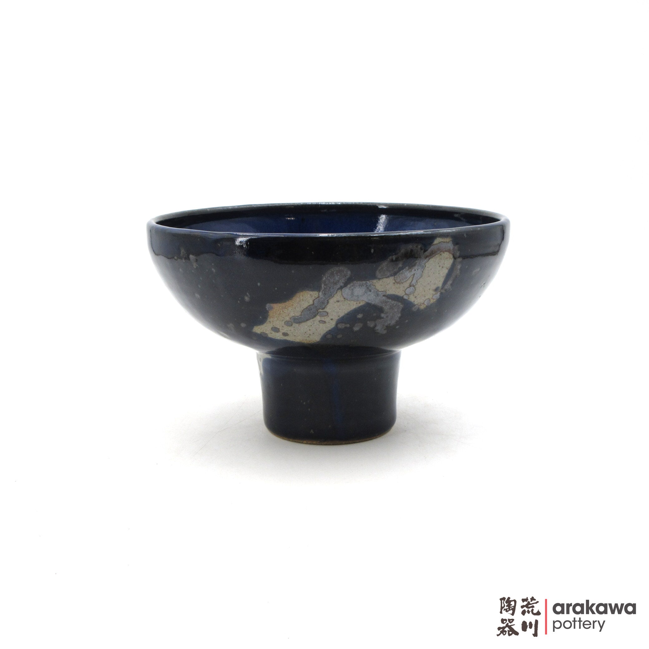 Handmade Ikebana Container Fusako Jr. Bowl Comport 0616-011 made by Thomas Arakawa and Kathy Lee-Arakawa at Arakawa Pottery