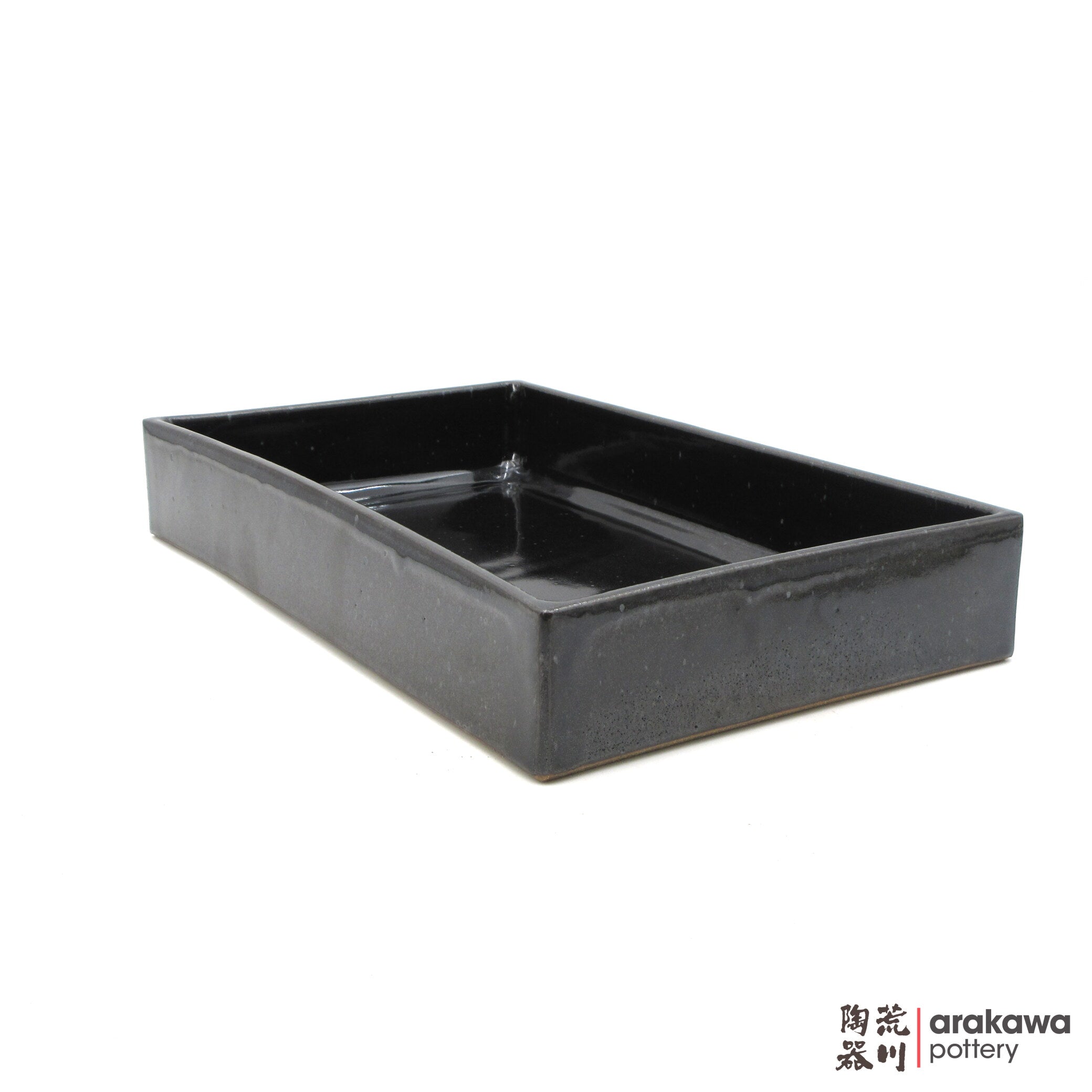 Handmade Ikebana Container Rectangular Suiban (15 x 9) 0616-023 made by Thomas Arakawa and Kathy Lee-Arakawa at Arakawa Pottery