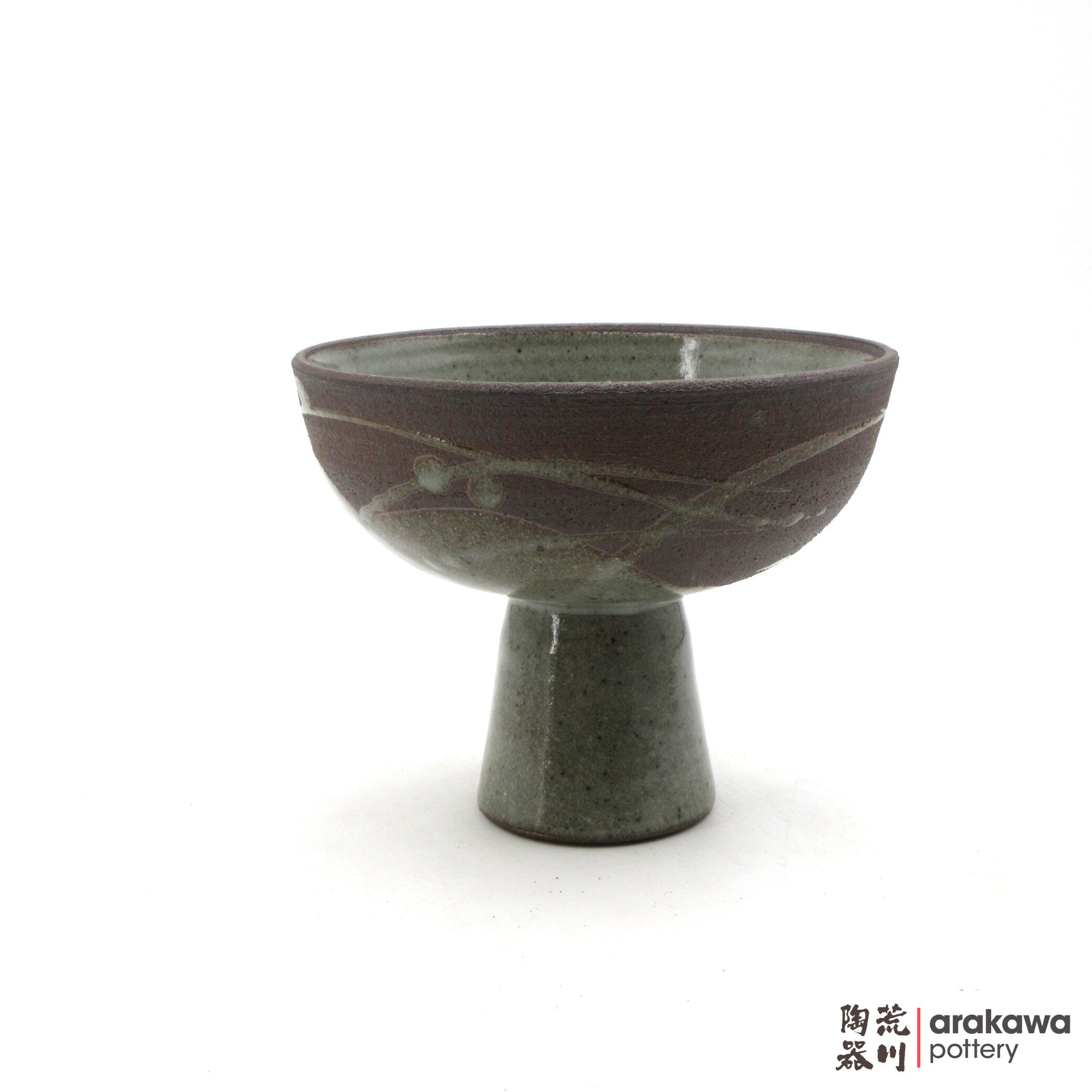 Handmade Ikebana Container Princess Comport (S) 0616-026 made by Thomas Arakawa and Kathy Lee-Arakawa at Arakawa Pottery