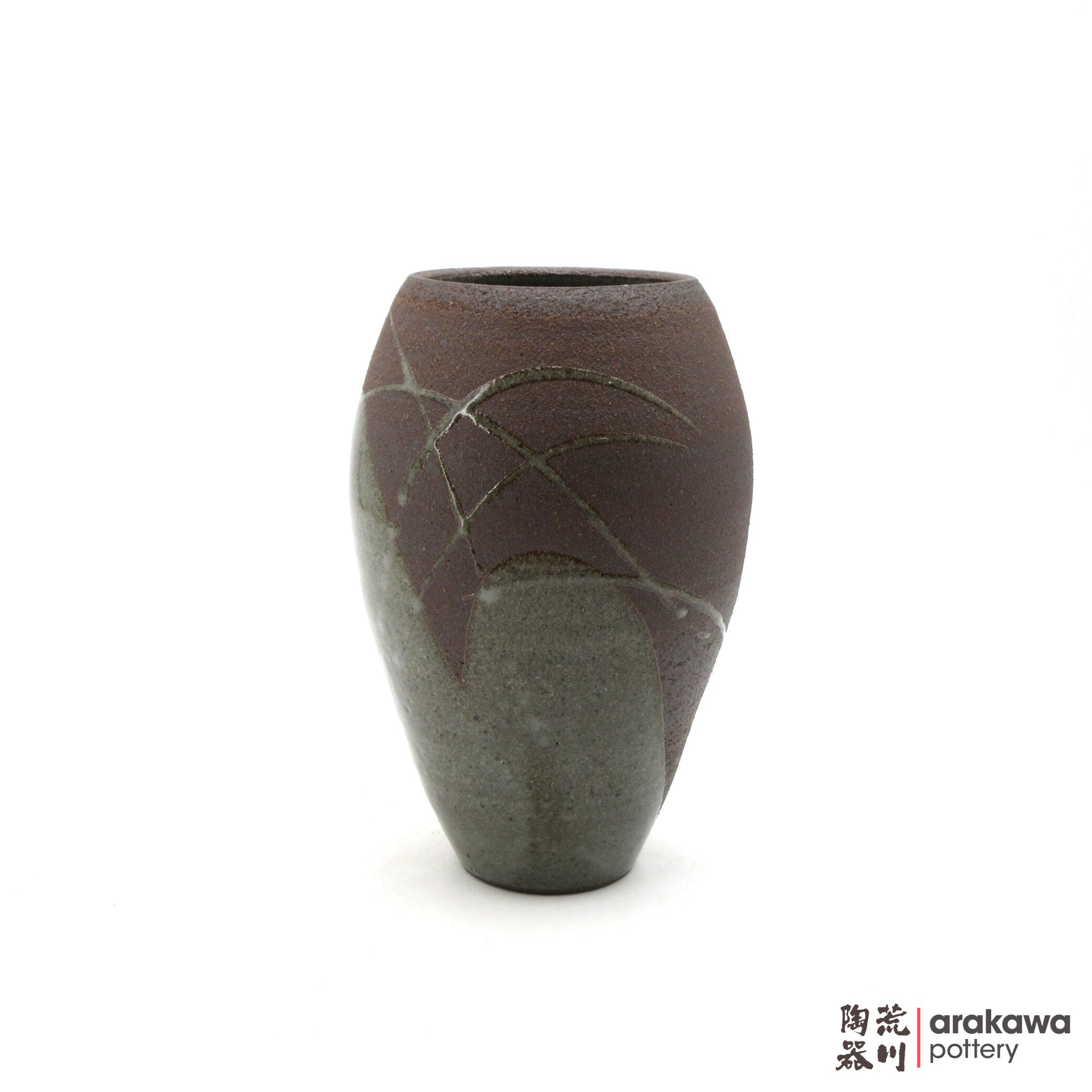 Handmade Ikebana Container Vase 7.5 0616-032 made by Thomas Arakawa and Kathy Lee-Arakawa at Arakawa Pottery
