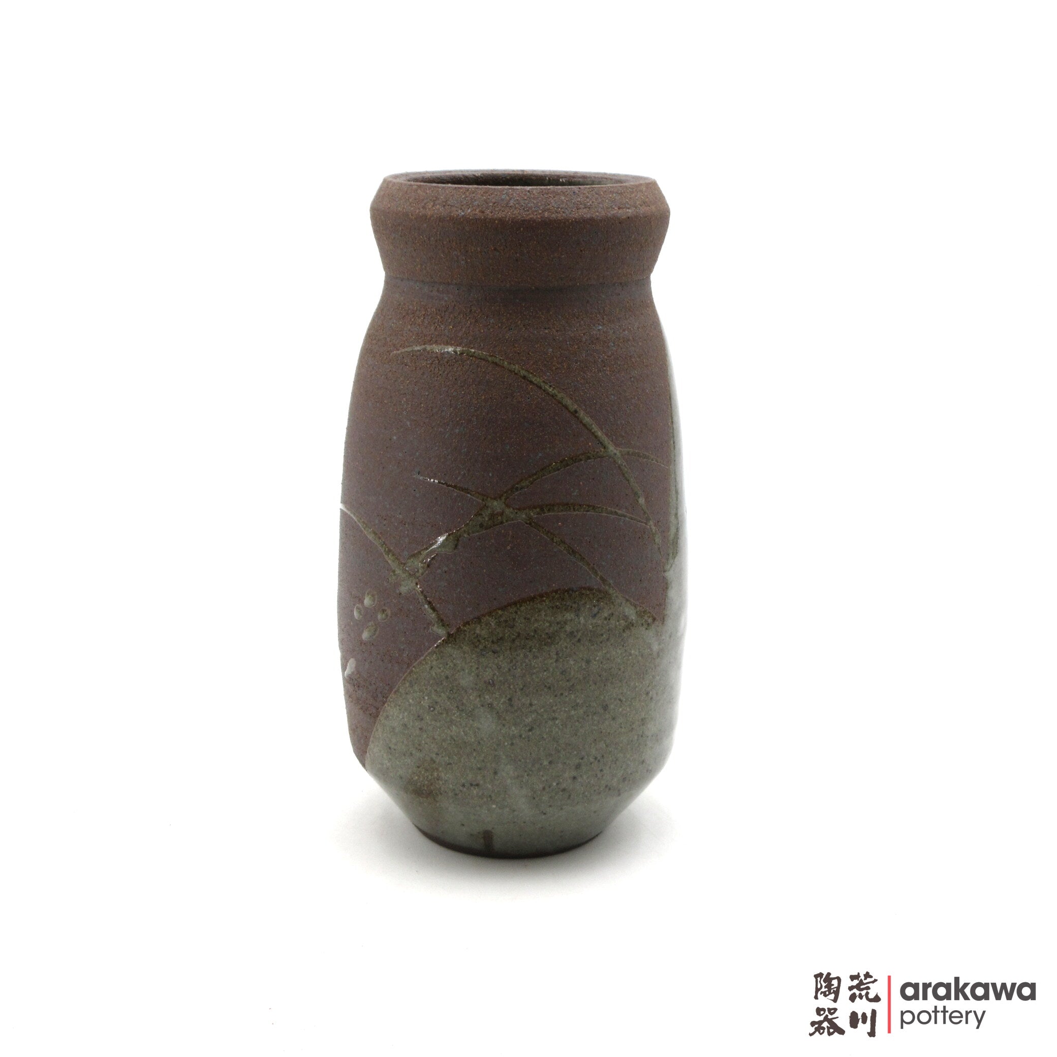 Handmade Ikebana Container Vase 7.5 0616-035 made by Thomas Arakawa and Kathy Lee-Arakawa at Arakawa Pottery