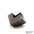 Handmade Ikebana Container Cube 5” 0616-047 made by Thomas Arakawa and Kathy Lee-Arakawa at Arakawa Pottery