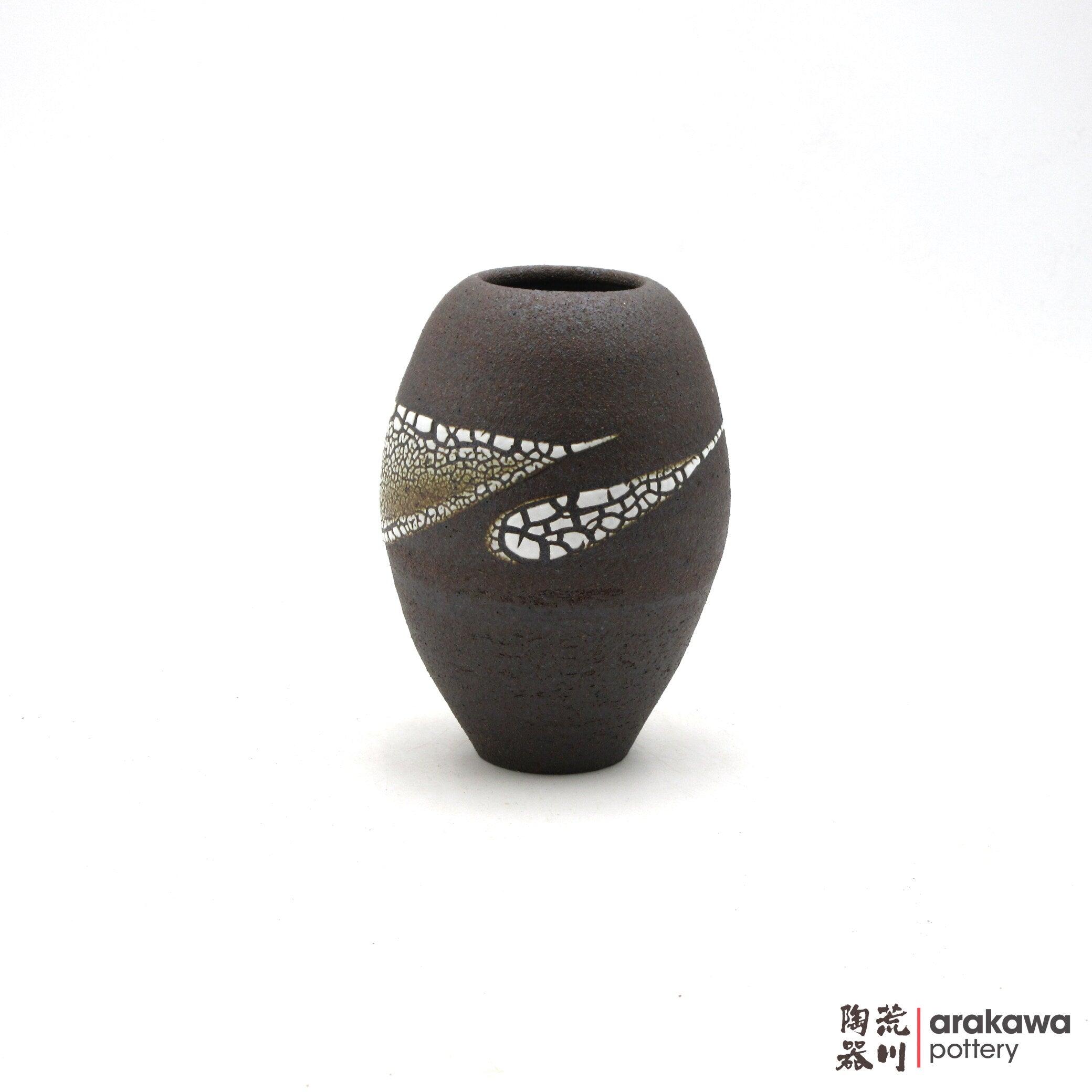 Handmade Ikebana Container Small Vase 6” 0616-057 made by Thomas Arakawa and Kathy Lee-Arakawa at Arakawa Pottery