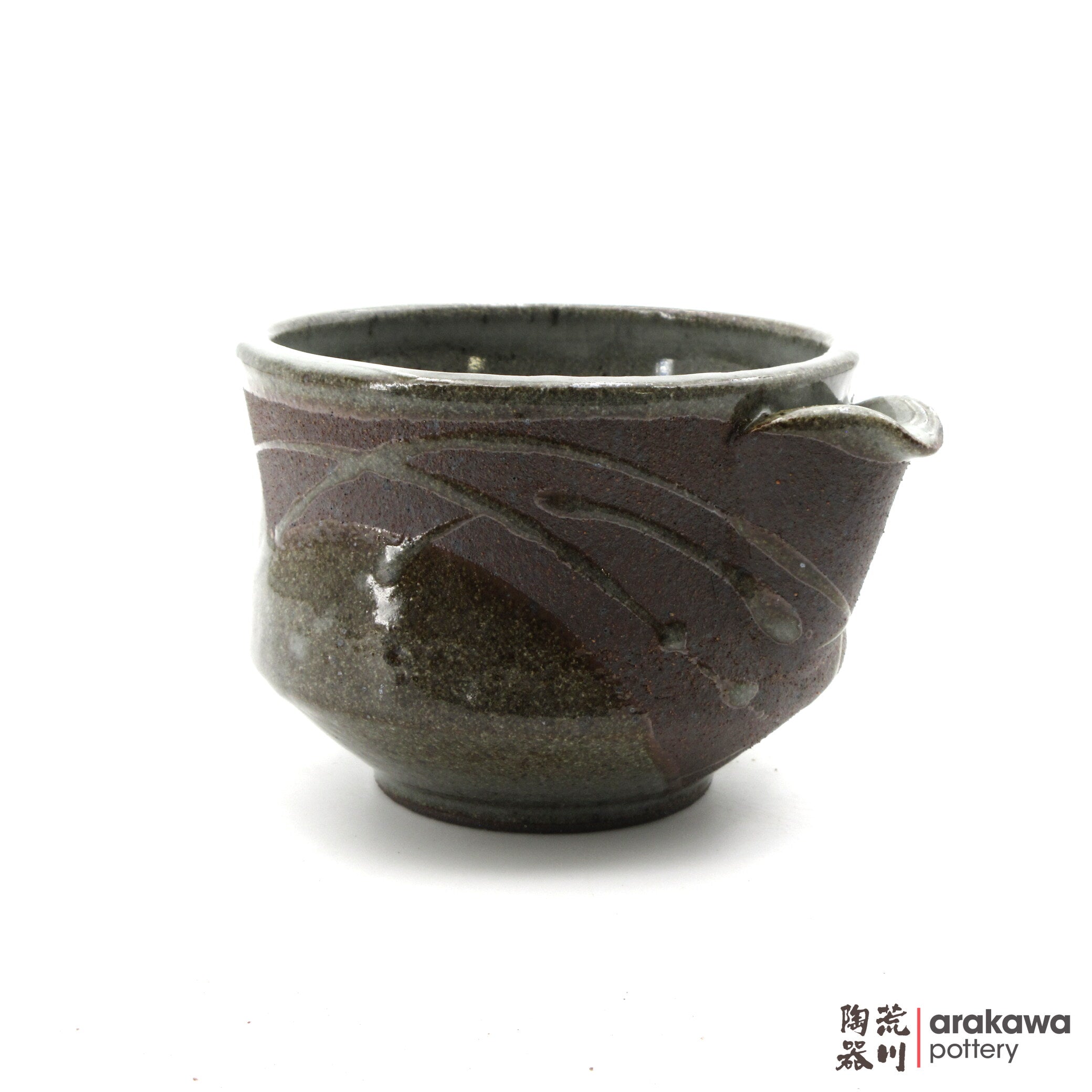 Handmade Dinnerware Katakuchi Matcha Tea Bowl – Inverted Curve 0616-112 made by Thomas Arakawa and Kathy Lee-Arakawa at Arakawa Pottery