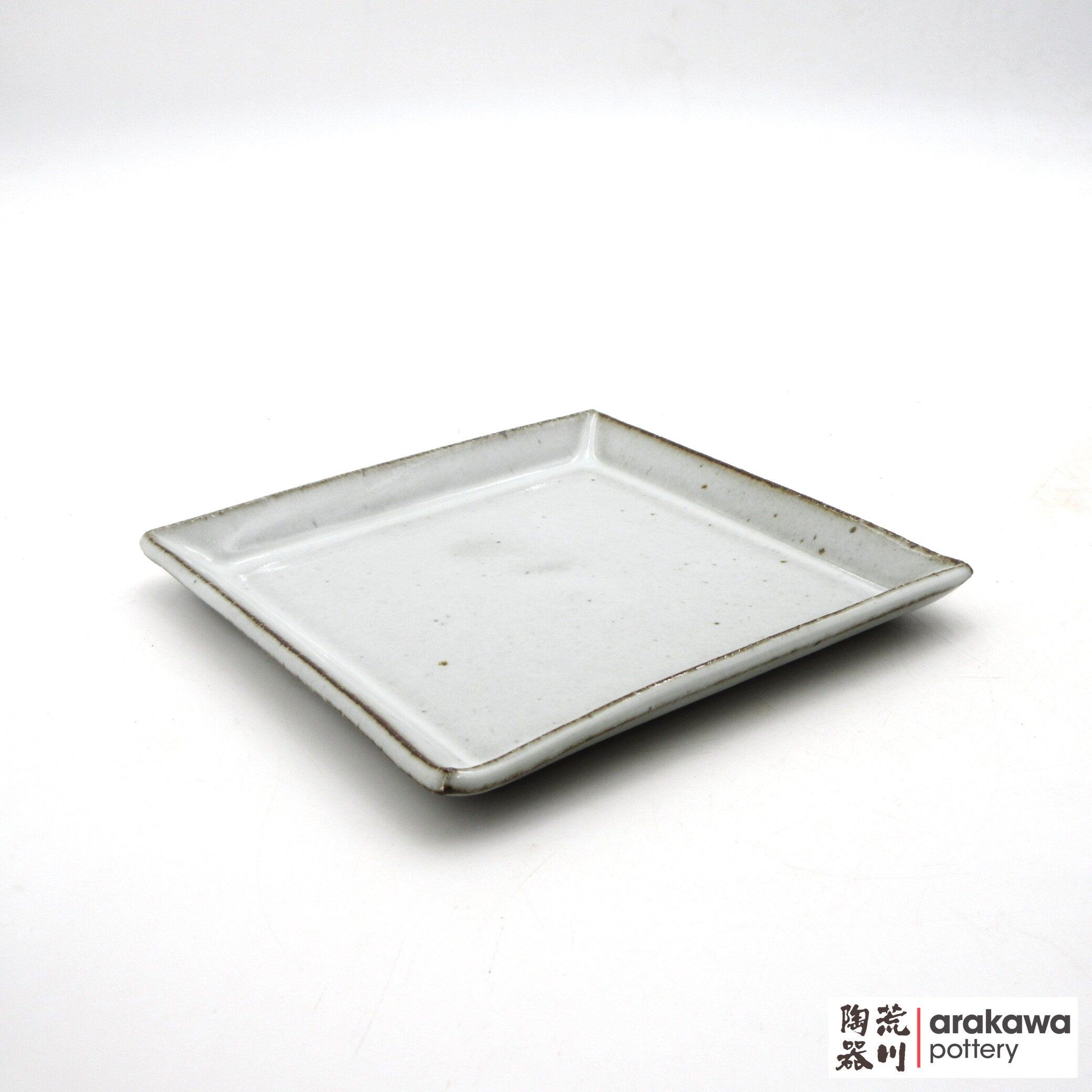Handmade Dinnerware Square Dish (L) Desert Dish 0616-158 made by Thomas Arakawa and Kathy Lee-Arakawa at Arakawa Pottery
