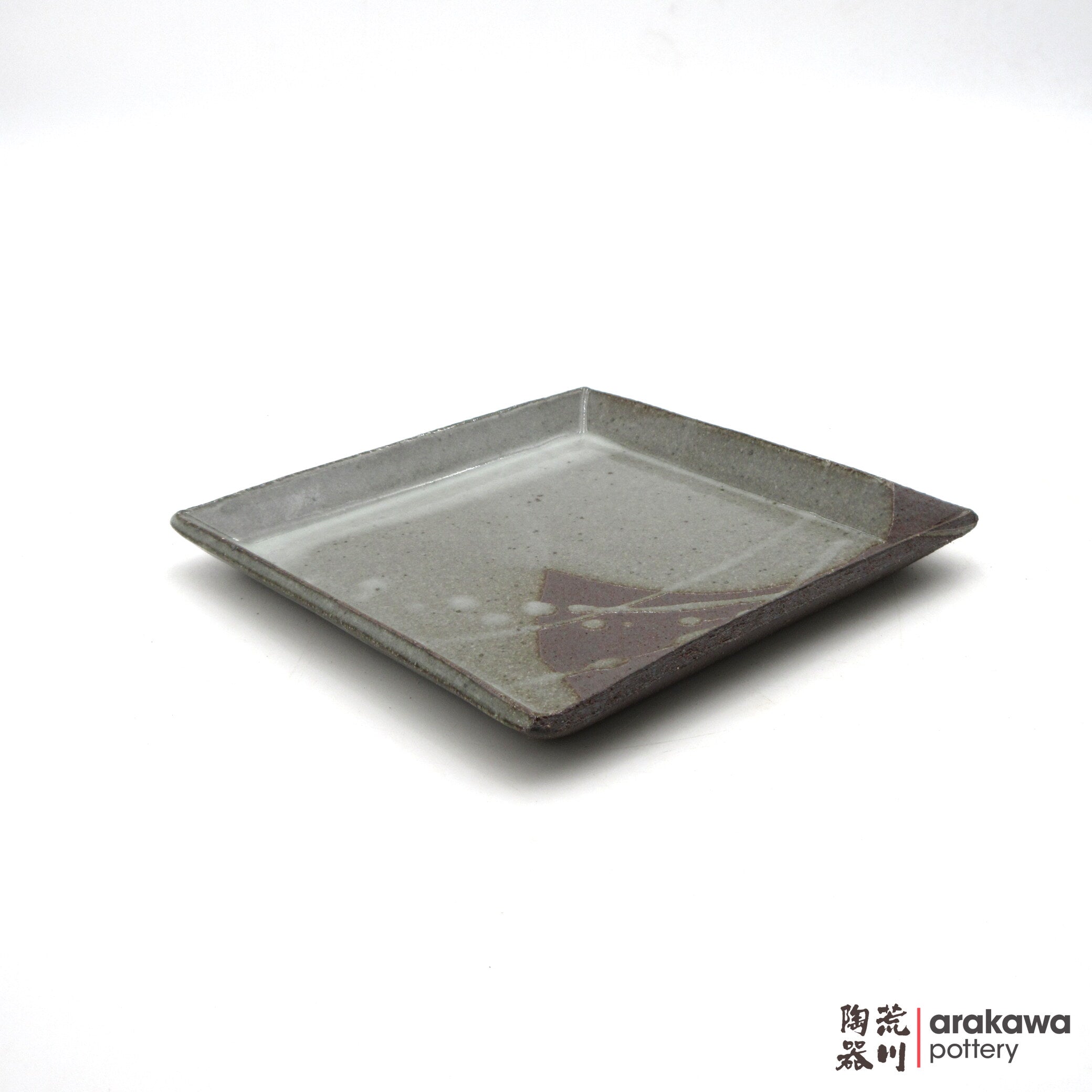 Handmade Dinnerware Square Dish (L) Desert Dish 0616-159 made by Thomas Arakawa and Kathy Lee-Arakawa at Arakawa Pottery